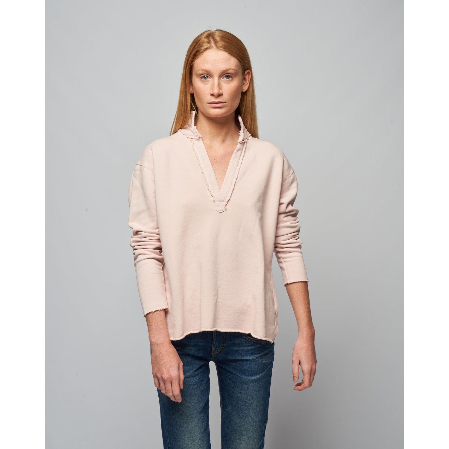 Frank & Eileen Frank & Eileen Patrick Popover Henley Sweatshirt triple Size M / US 6-8 / IT 42-44 - 1 Thumbnail