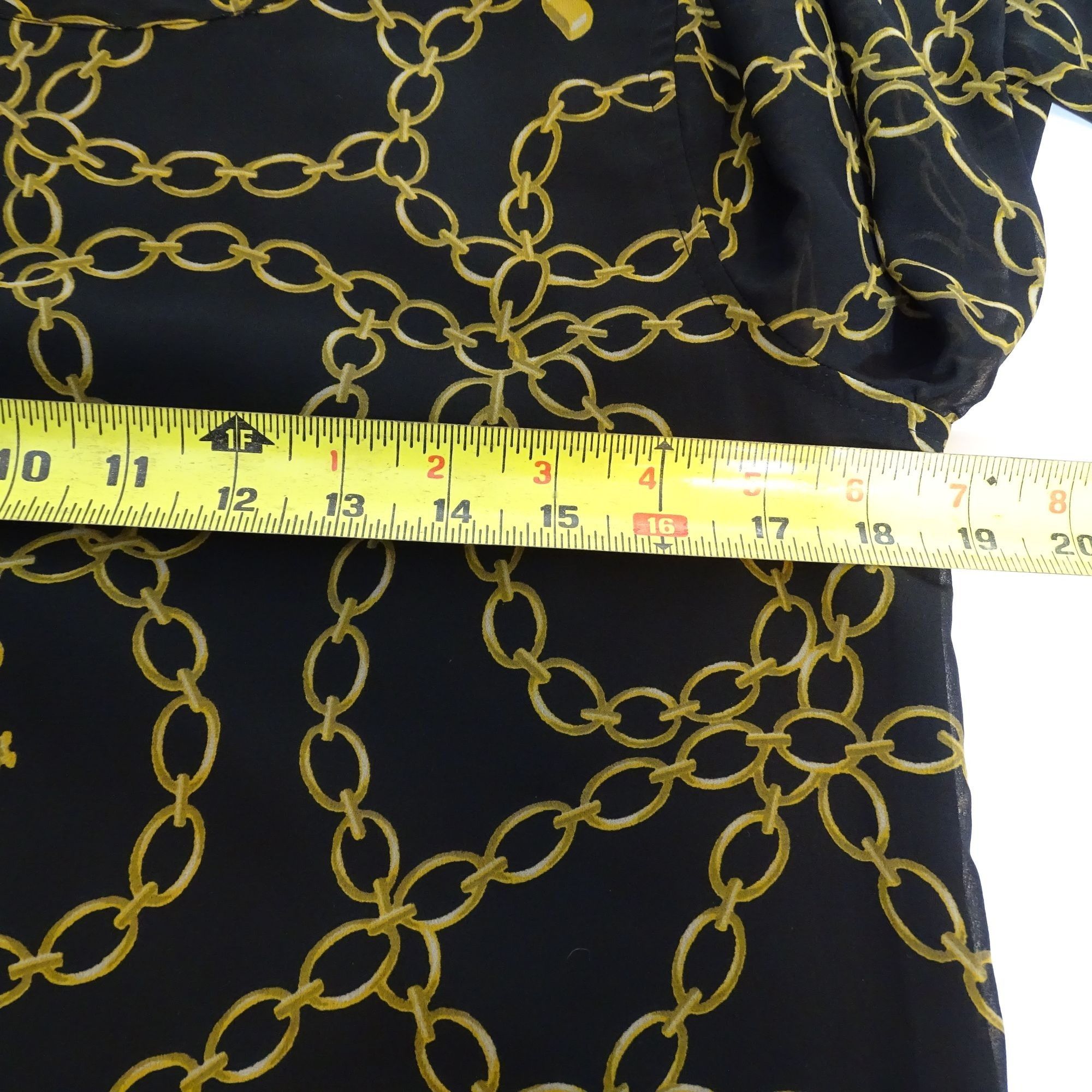 Banana Republic Banana Republic Women Black Long Sleeve Sheer Blouse size XS Size XS / US 0-2 / IT 36-38 - 9 Thumbnail