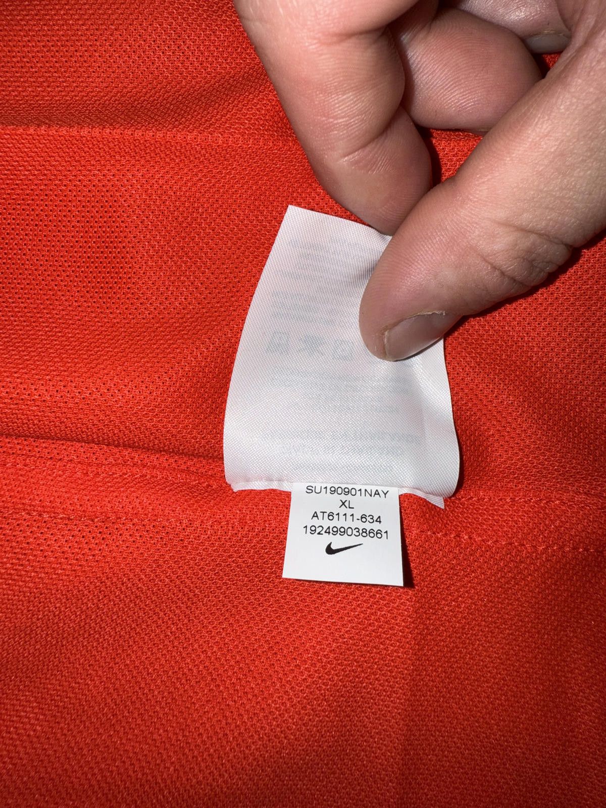 Nike Nike Men’s Standard Fit Golf Orange Polo Size US XL / EU 56 / 4 - 7 Thumbnail