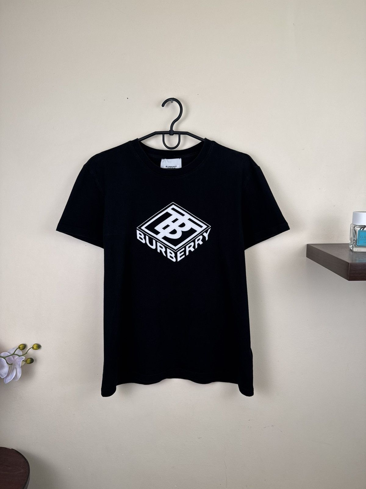 Burberry Burberry Ellison TB T shirt Man Black L Burberry type Cotton Size US L / EU 52-54 / 3 - 1 Thumbnail