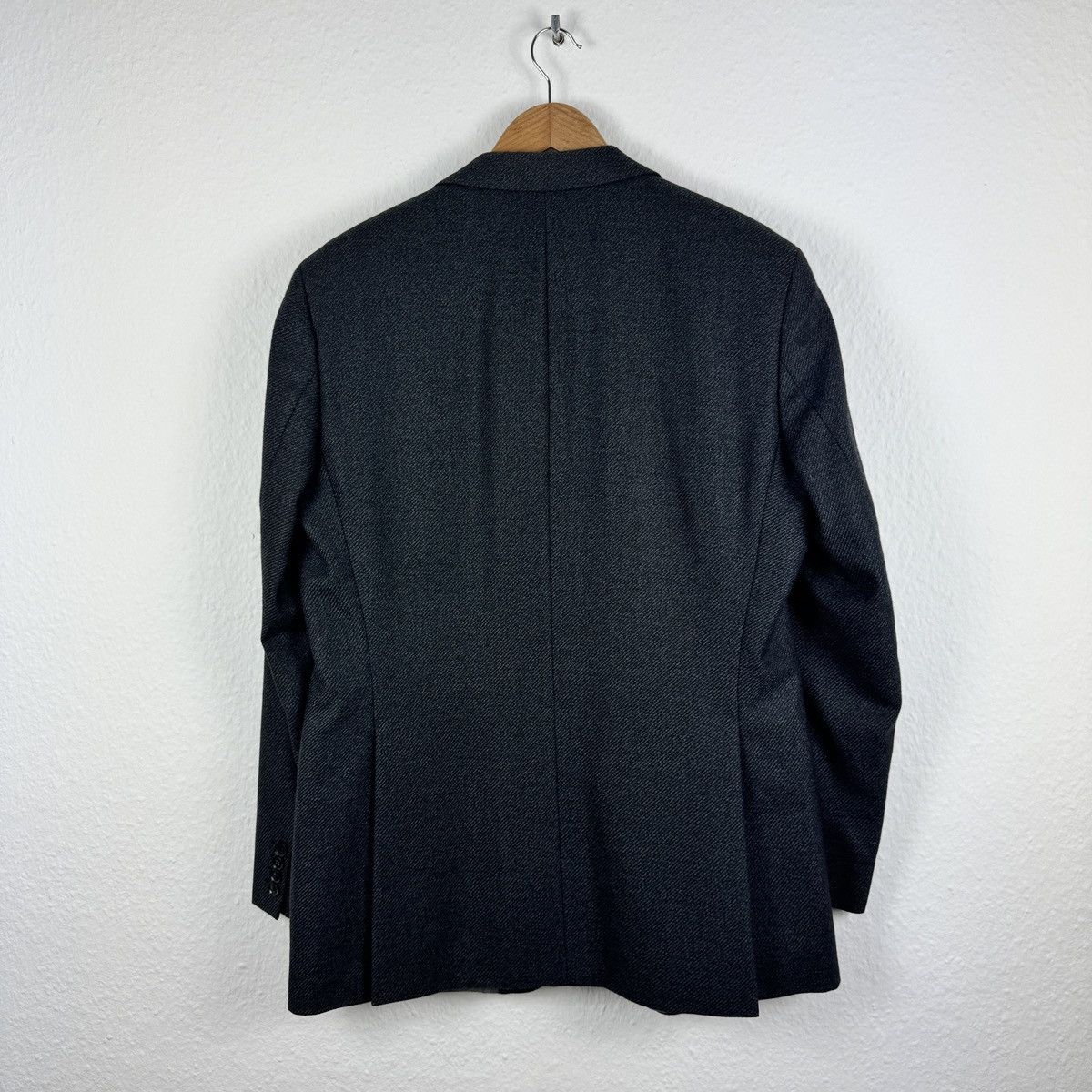 Hugo Boss Men’s HUGO BOSS COPPOLA TWEED WOOL GRAY BLAZER SIZE 42R / 52 Size 42R - 6 Thumbnail