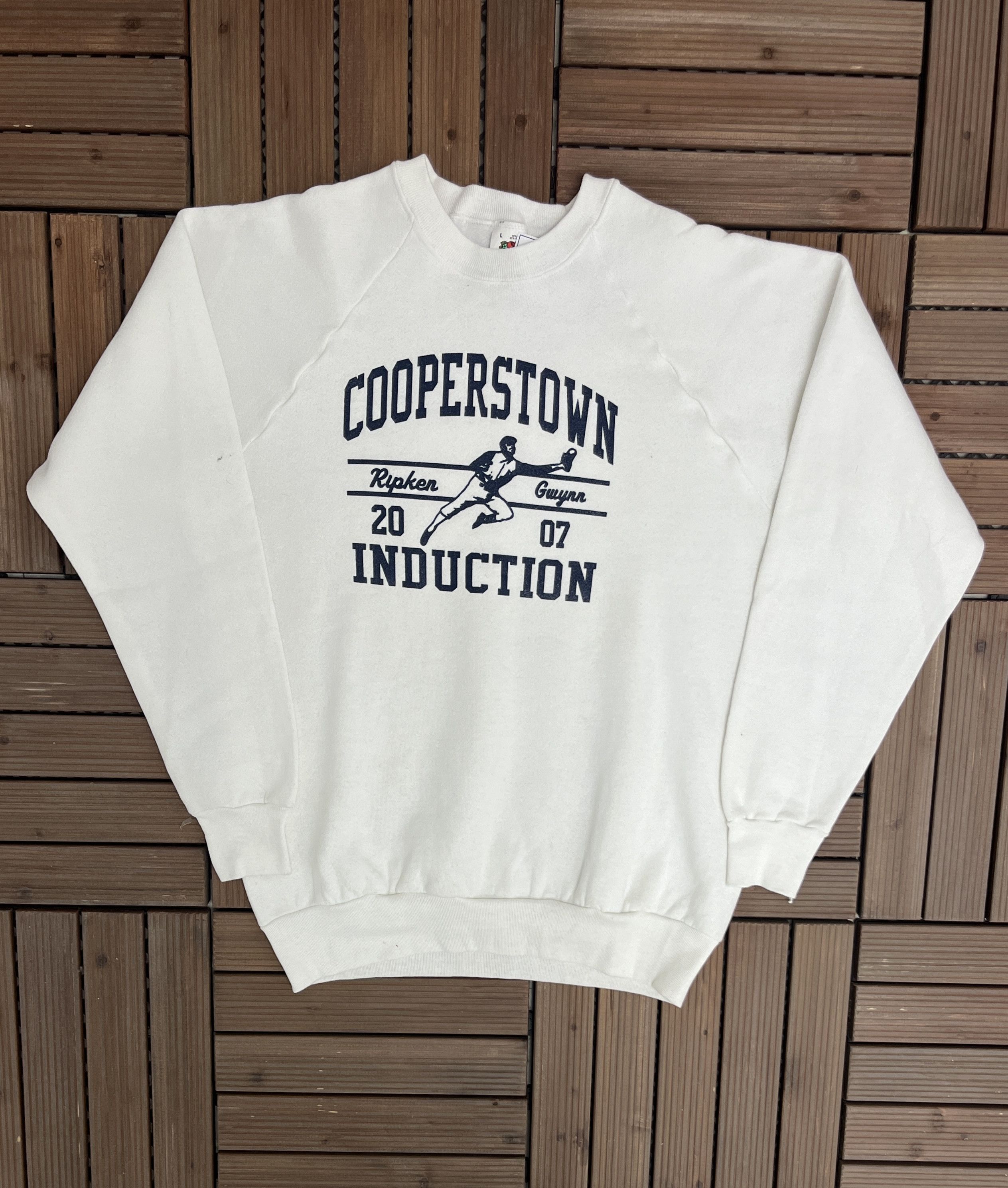 Vintage MLB Hall Of Fame Cooperstown Induction Vintage Crewneck Size US L / EU 52-54 / 3 - 1 Thumbnail