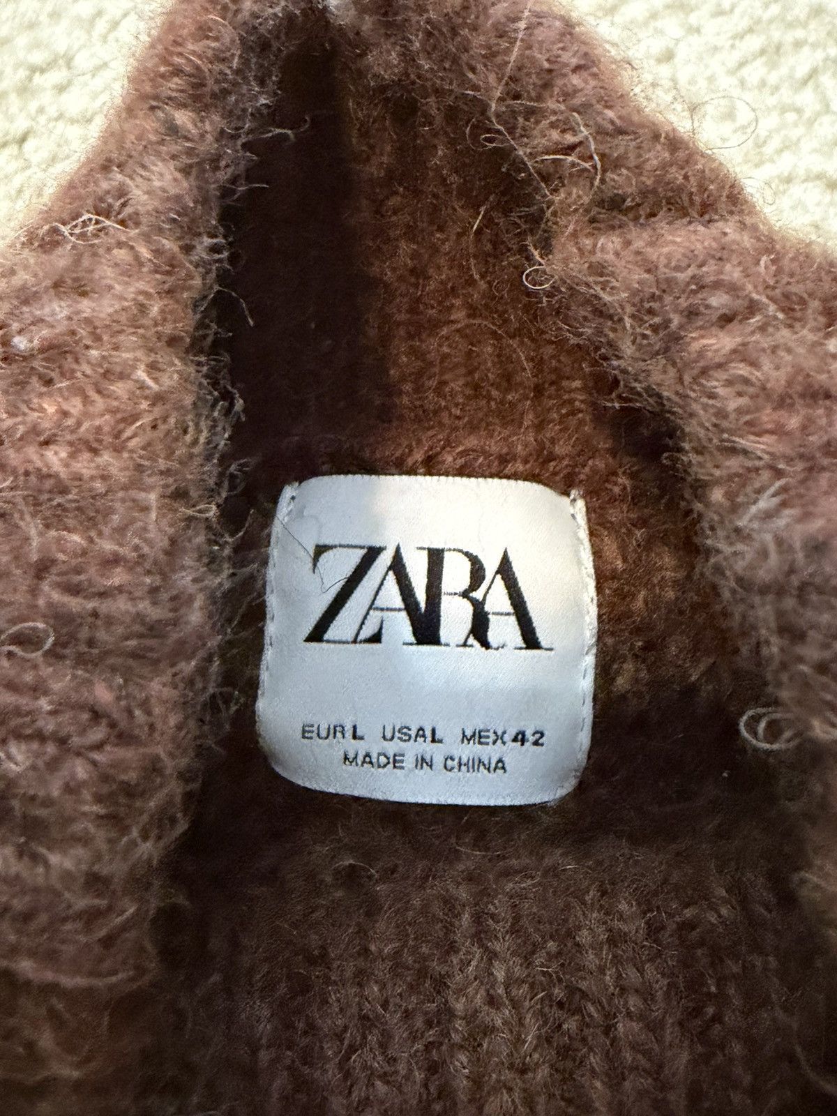 Zara Zara Cable-Knit Mock Neck Sweater Size US L / EU 52-54 / 3 - 4 Thumbnail