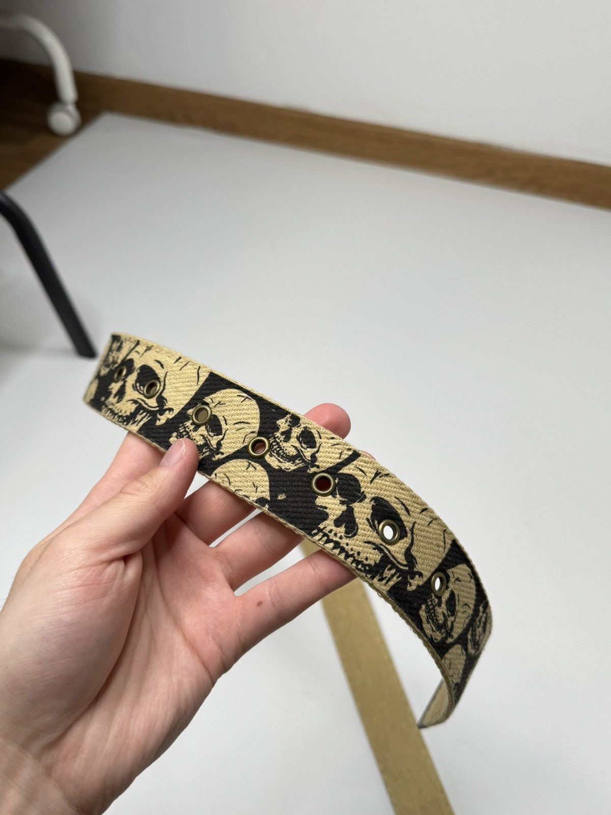 Vintage Vintage avant garde skulls belt if6was9 lgb drip swag 00s Size ONE SIZE - 5 Thumbnail