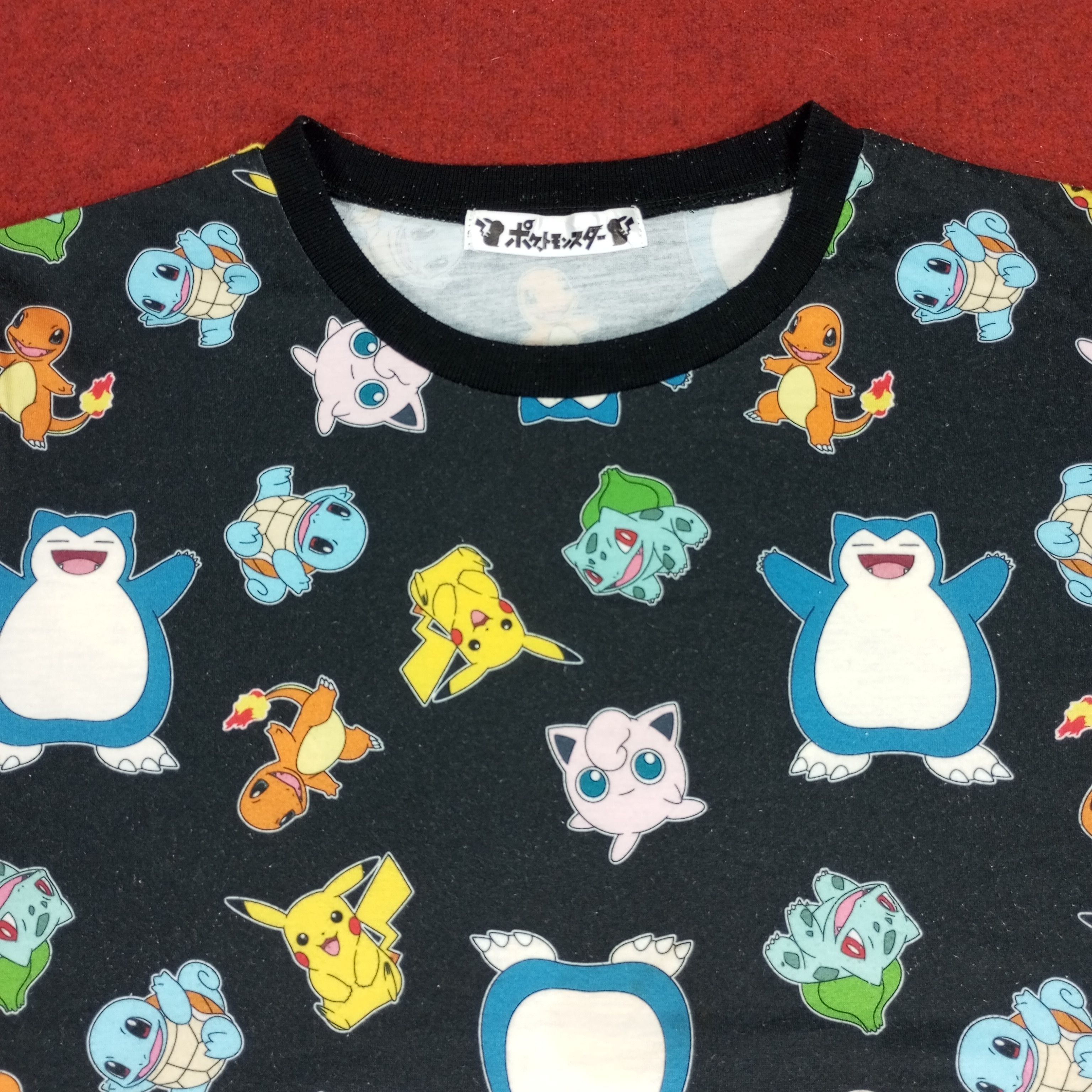 Pokemon × Vintage Pokemon Fullprint Characters Design Tshirt Size US M / EU 48-50 / 2 - 2 Thumbnail