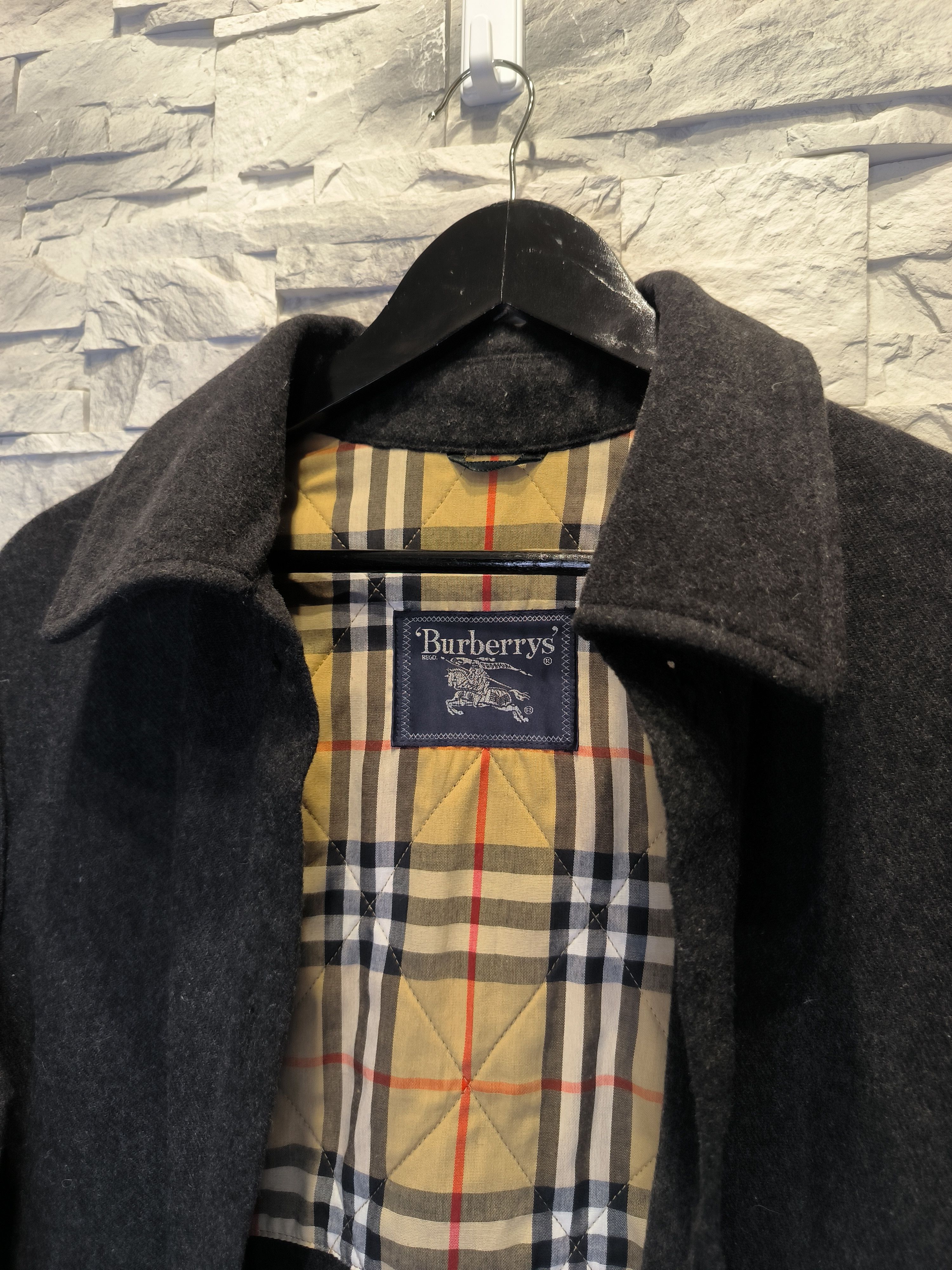 Burberry Burberrys Vintage Coat Lining Wool Nova Check Pattern 90s Size US M / EU 48-50 / 2 - 2 Thumbnail