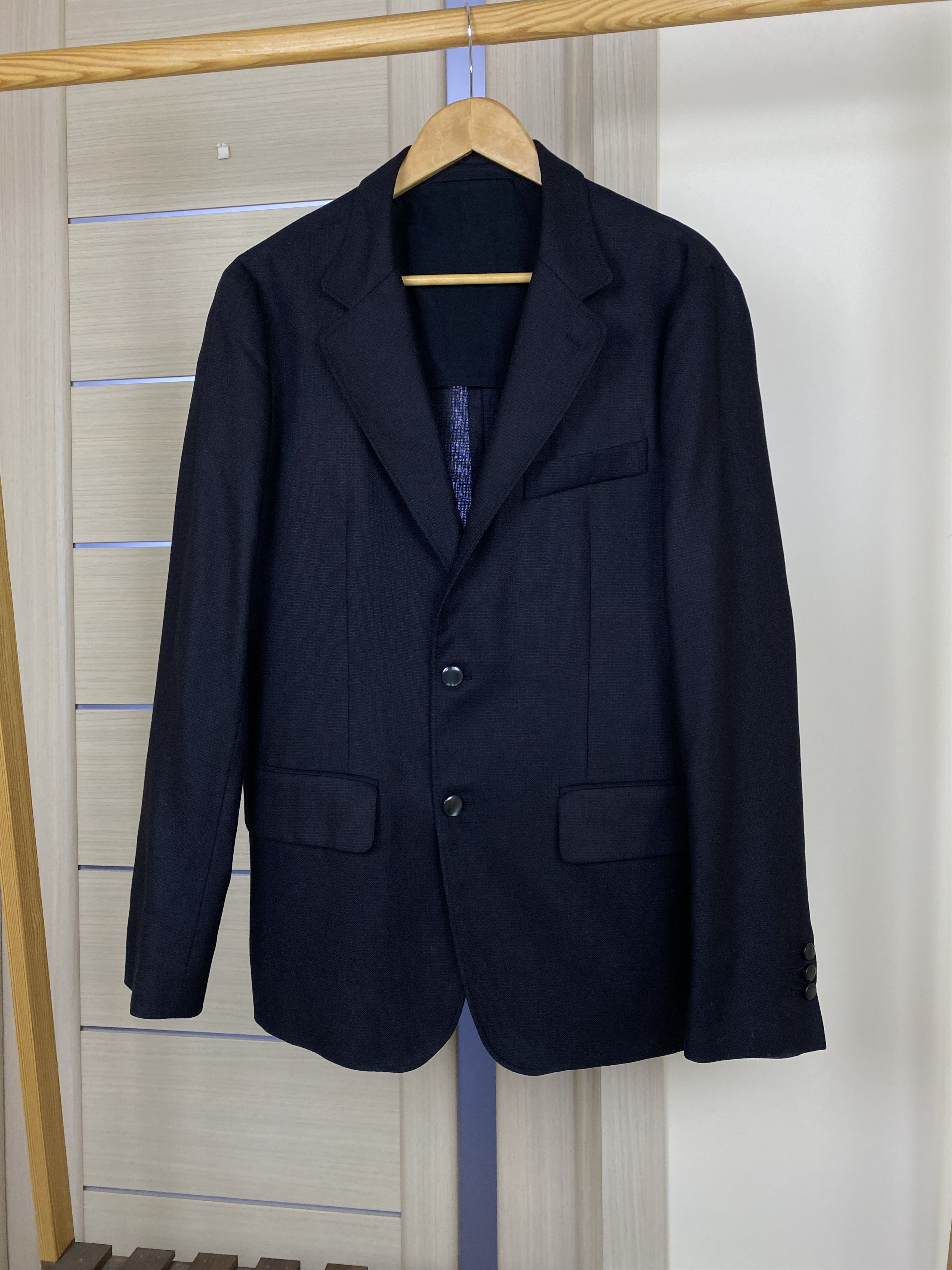 Alexander McQueen vintage Alexander Mcqueen unlined silk blazer jacket ss11 Size 50S - 2 Thumbnail