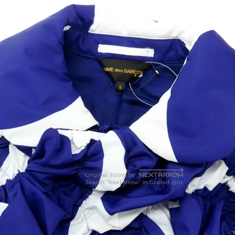 Comme des Garcons Comme des Garcons Flounce blue and white floral jacket Size S / US 4 / IT 40 - 6 Thumbnail