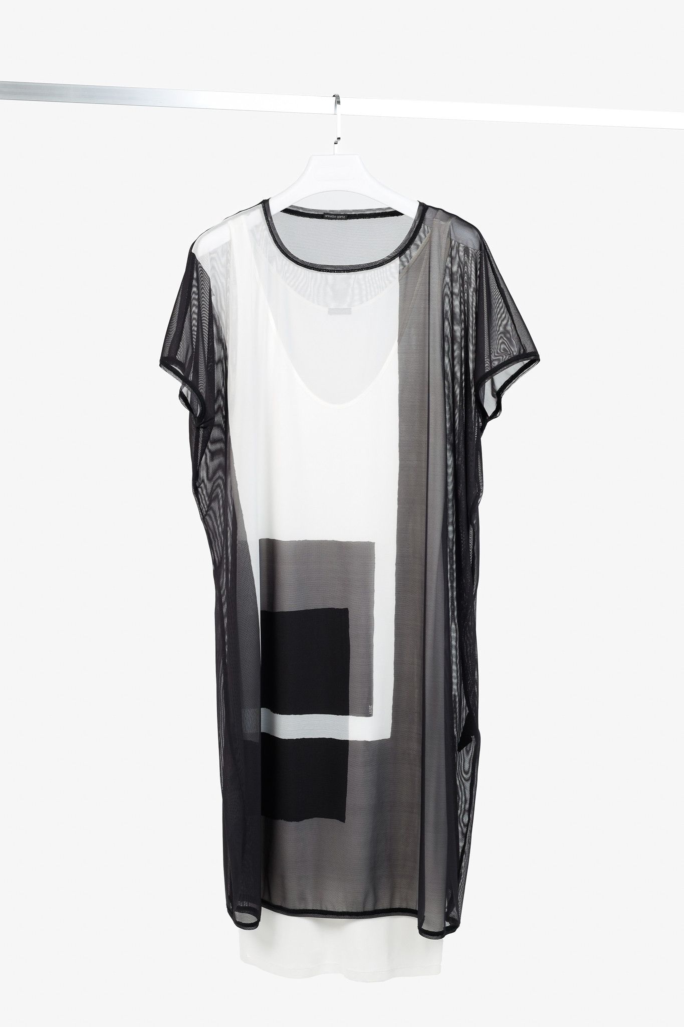 Annette Gortz Annette Gortz SS/20 Balu Mesh Geometric-Print Midi Dress Size XL / US 12-14 / IT 48-50 - 1 Thumbnail