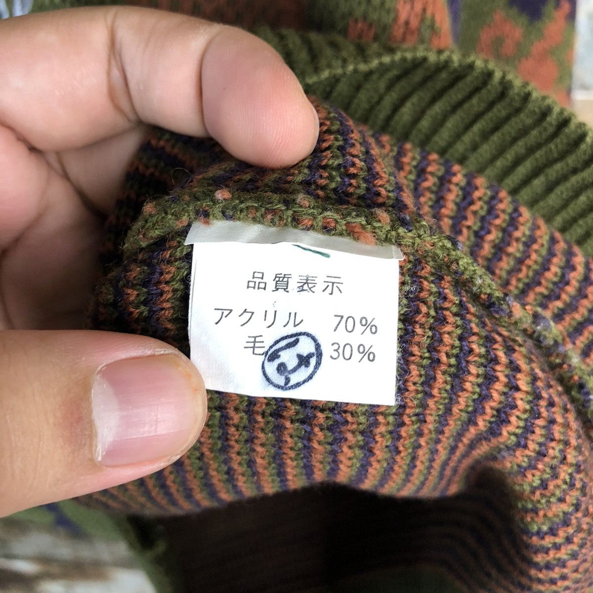 Homespun Knitwear × Japanese Brand × Vintage Napo Leon vintage art Brown Knitwear #A1720 Size US M / EU 48-50 / 2 - 12 Thumbnail