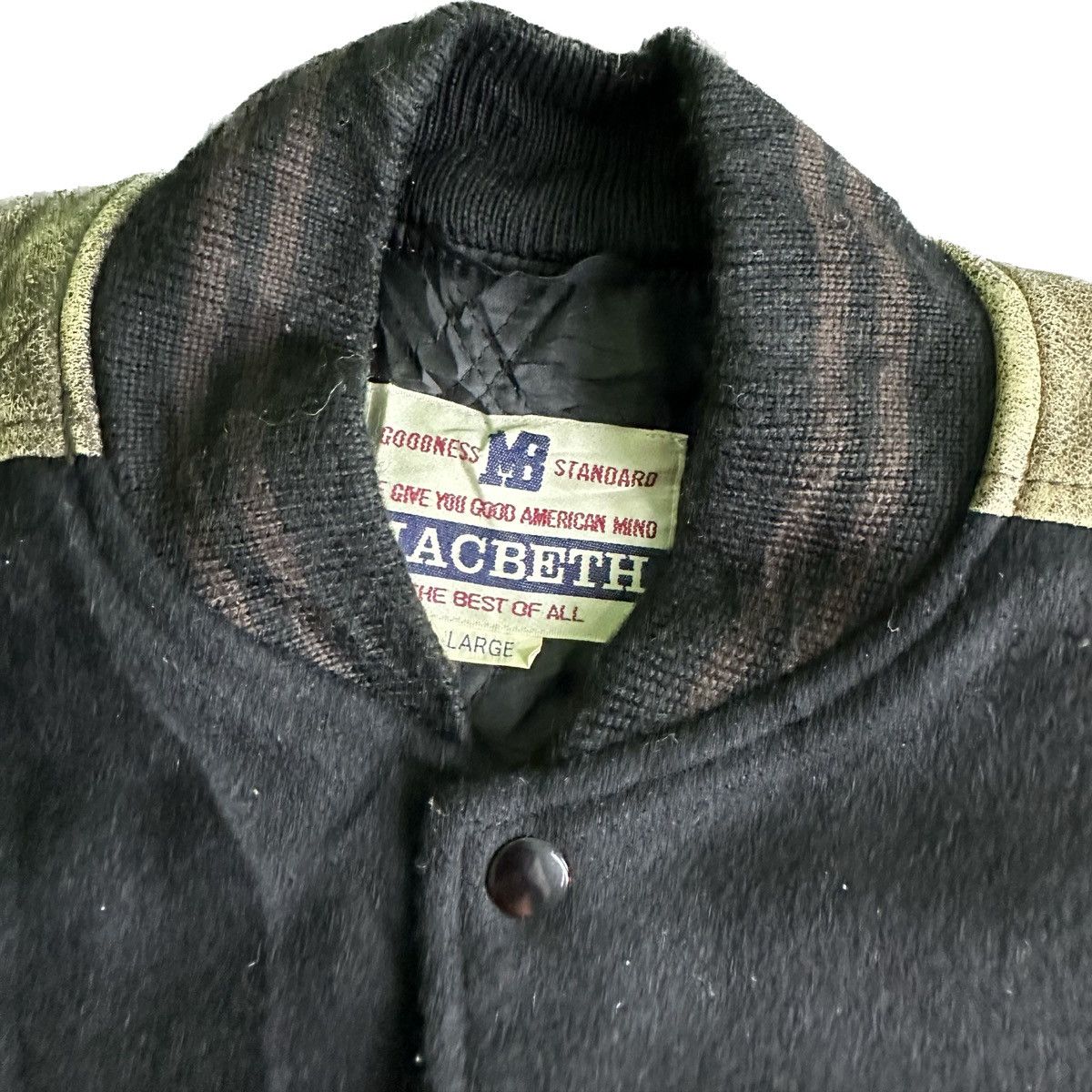 Macbeth Vtg Macbeth American Trad Club Varsity Leather/Wool Jacket Size US L / EU 52-54 / 3 - 13 Thumbnail