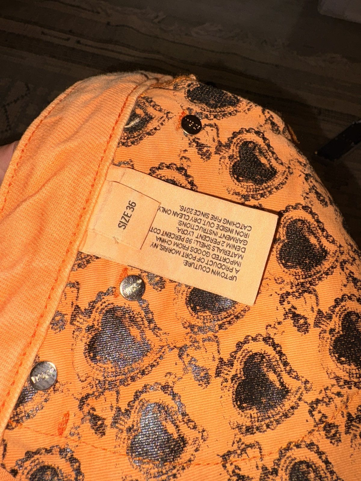 Whensmokeclears WHENSMOKECLEARS Denim Heartwear Shorts Size US 36 / EU 52 - 7 Thumbnail