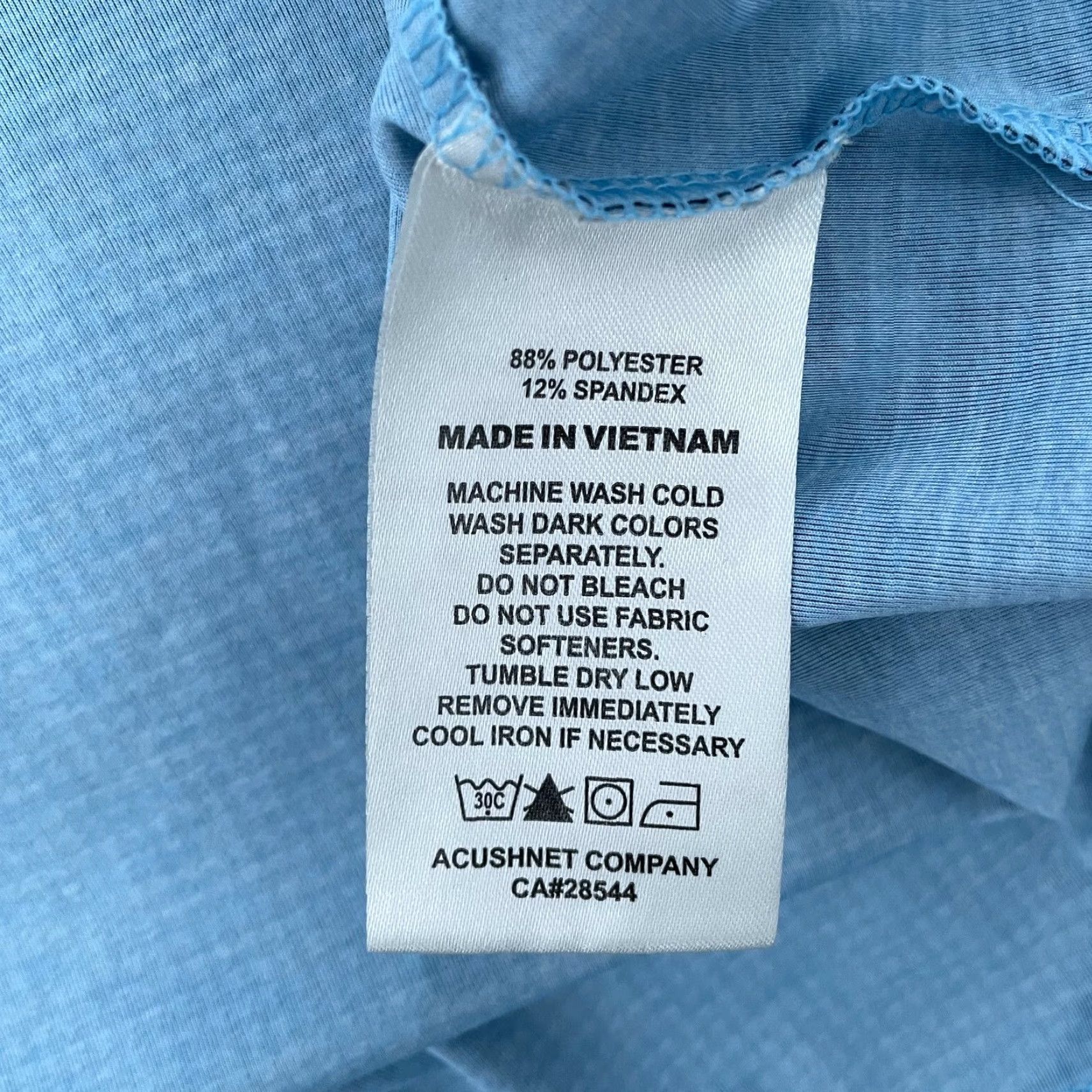 Footjoy FootJoy Shirt Adult Large Blue Polo Golf Houndstooth Florida Logo Mens L Size US L / EU 52-54 / 3 - 7 Thumbnail