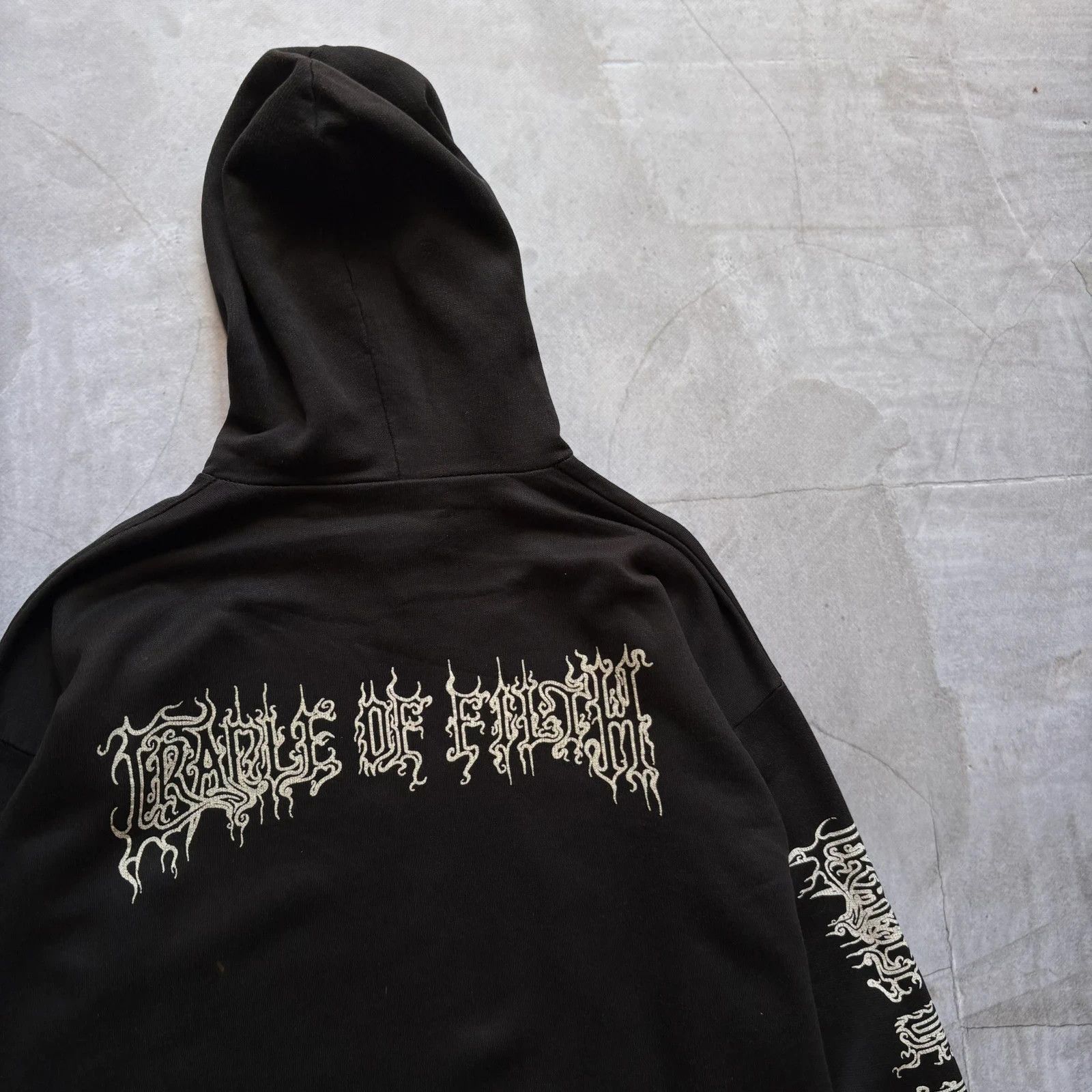 Band Tees vintage 00s Cradle Of Filth Tonight In Flames hoodie rock Size US XL / EU 56 / 4 - 5 Thumbnail