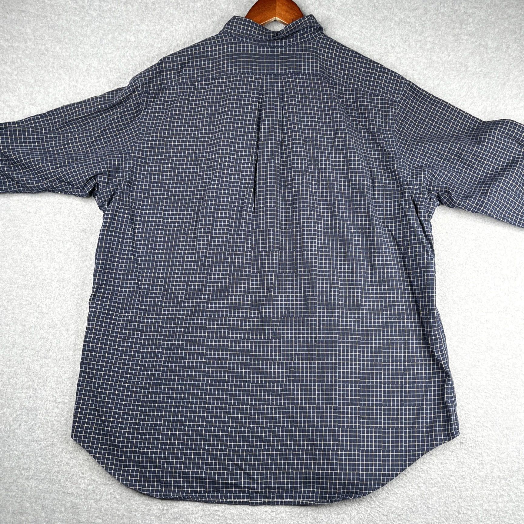 Ralph Lauren Ralph Lauren Classic Shirt XL Navy Blue Button Up Long Sleeve Pony Pocket Mens Size US XL / EU 56 / 4 - 5 Thumbnail