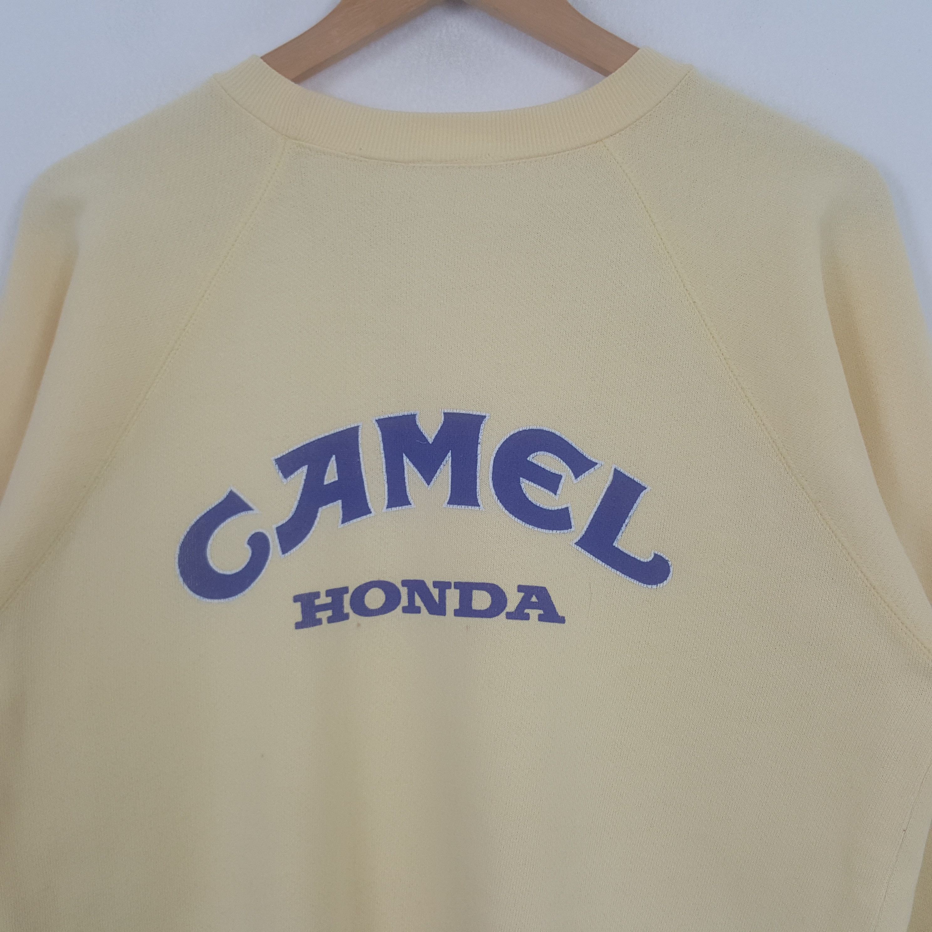 Camel Vintage 90's Camel Honda Japanese Racing Team Sweatshirt Size US M / EU 48-50 / 2 - 4 Thumbnail