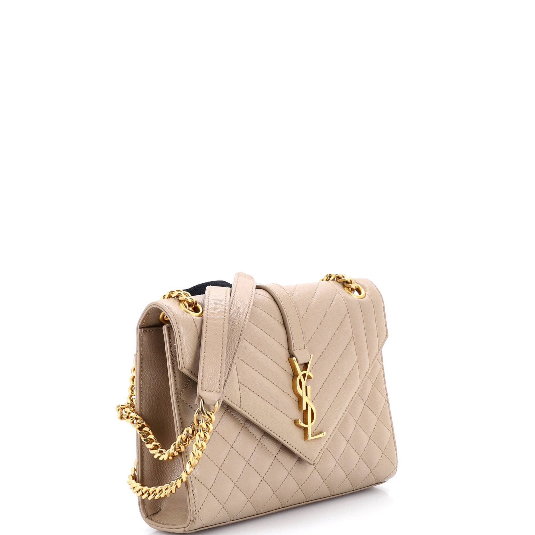 Saint Laurent Paris Saint Laurent Classic Monogram Envelope Satchel Mixed Matela Size ONE SIZE - 1 Thumbnail