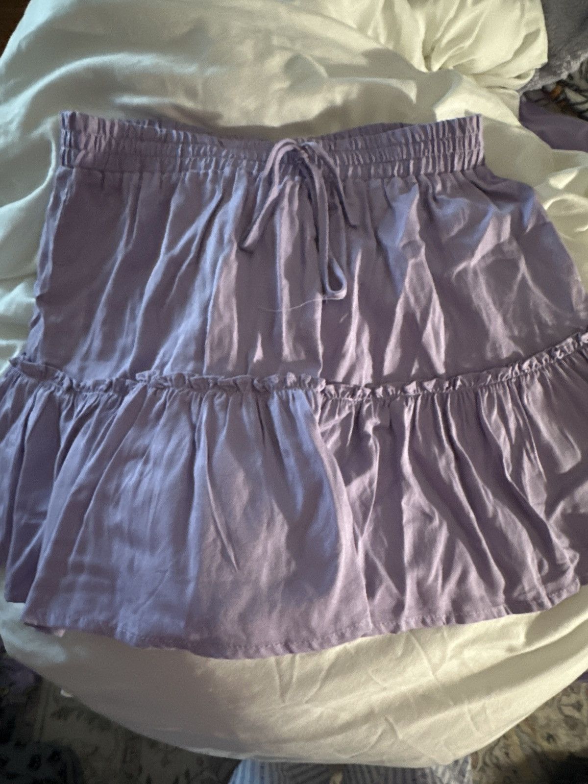 Other Charlotte Russe Purple Ruffle Skirt Size 25" / US 0 / IT 36 - 3 Thumbnail
