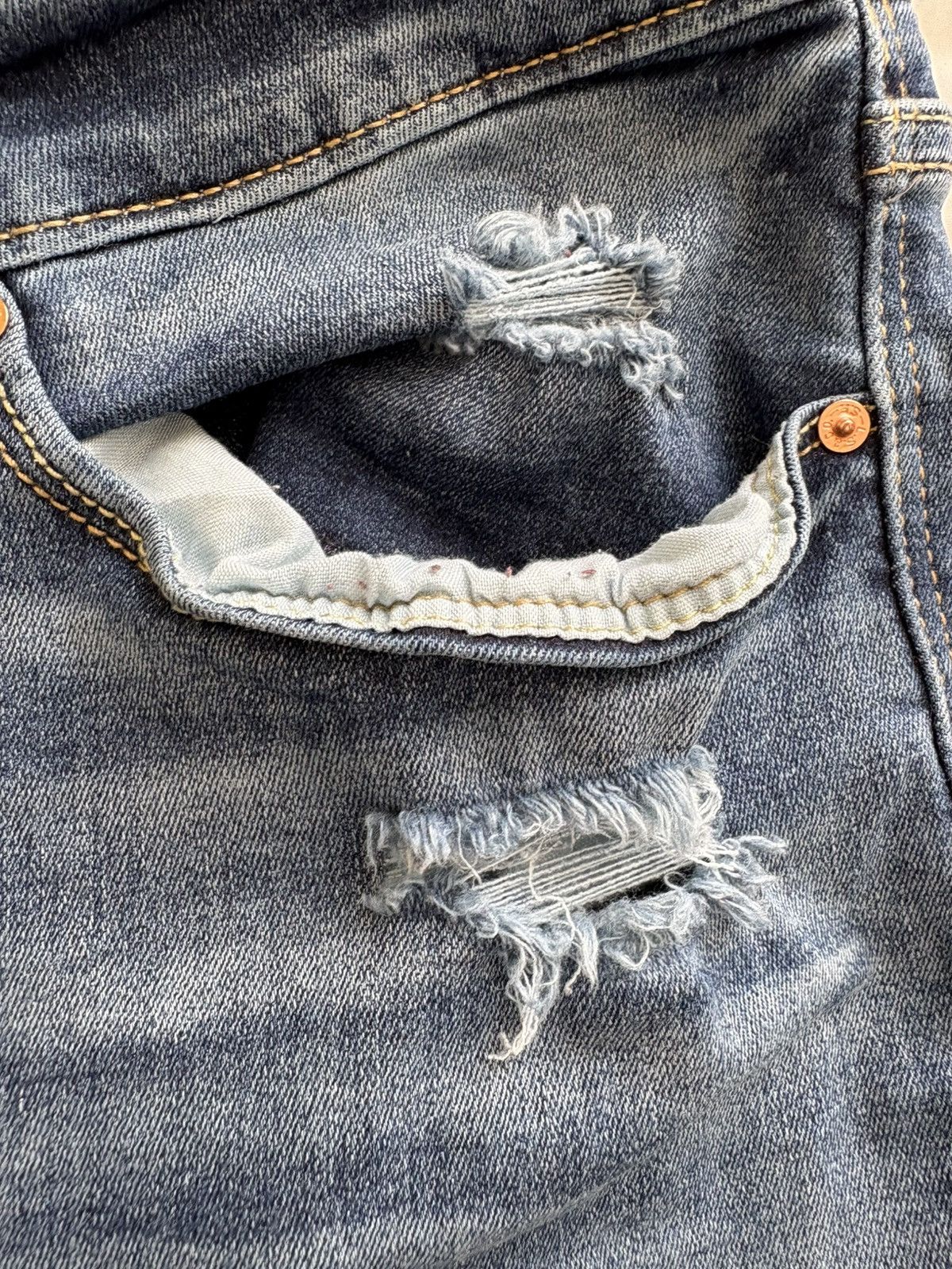 Levi's Levi’s Denizen Modern Slim Cuffed denim shorts W36 Size 36" / US 14 / IT 50 - 3 Thumbnail