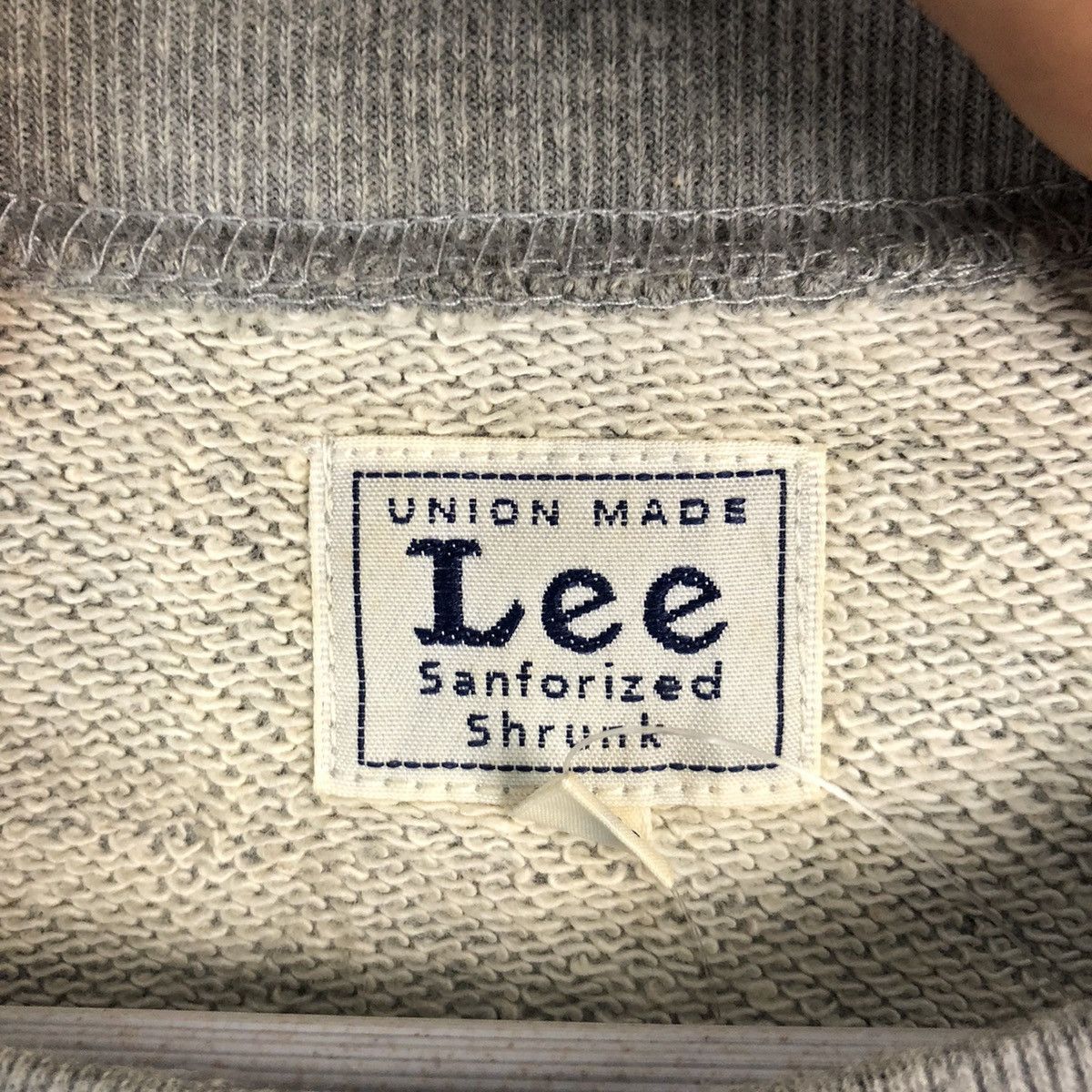 Lee × Vintage Lee union made vintage Grey Sweatshirt #A1519 Size US M / EU 48-50 / 2 - 9 Thumbnail