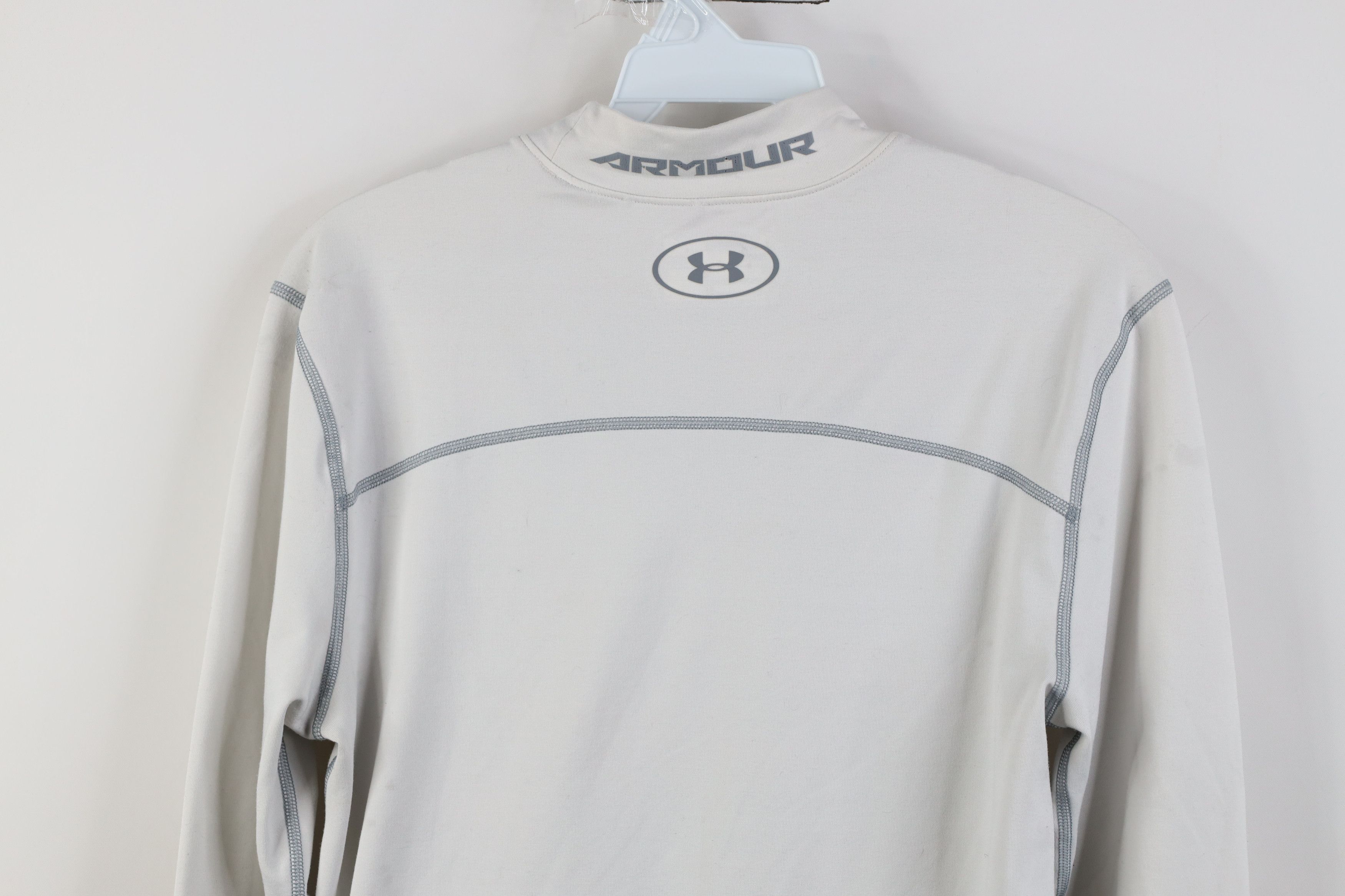 Under Armour Under Armour ColdGear Compression Mock Neck T-Shirt White Size US M / EU 48-50 / 2 - 14 Thumbnail