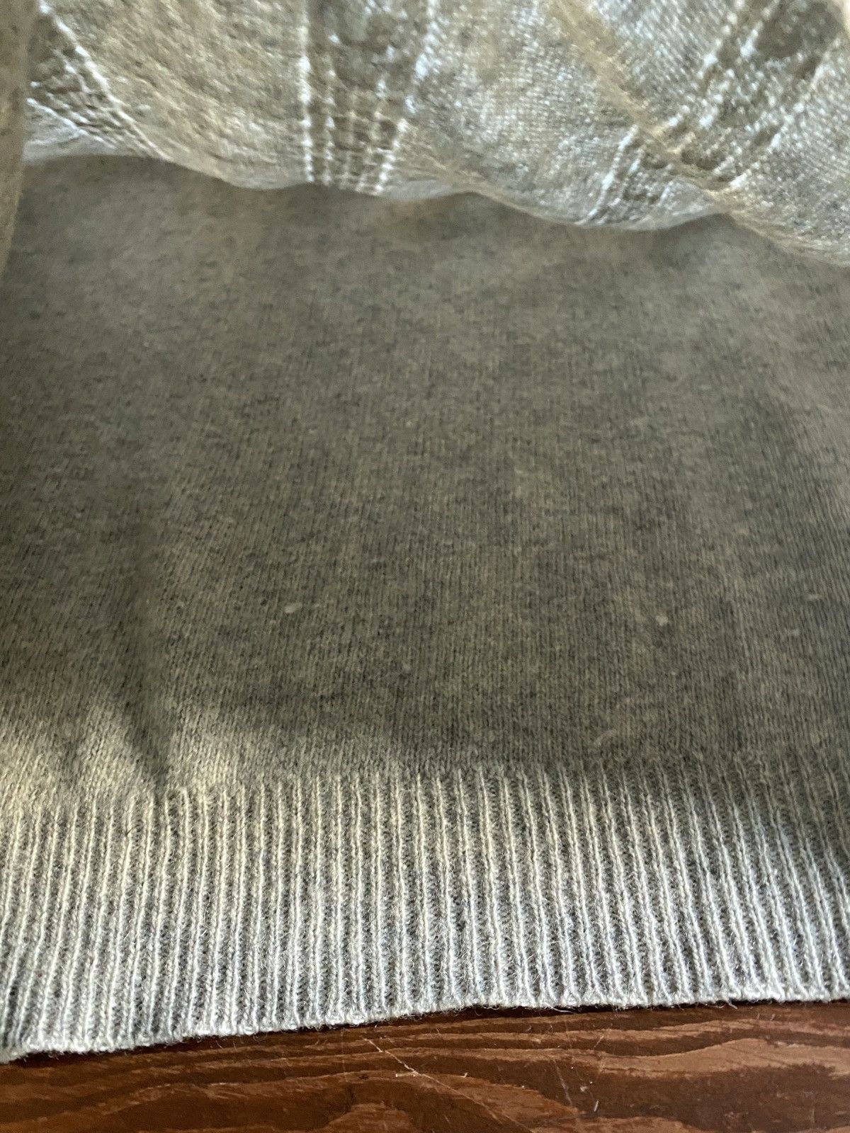 Vintage Vintage 60’s/70’s Super Angora Atam Grey Knit Sweater Vest Size US XL / EU 56 / 4 - 4 Thumbnail