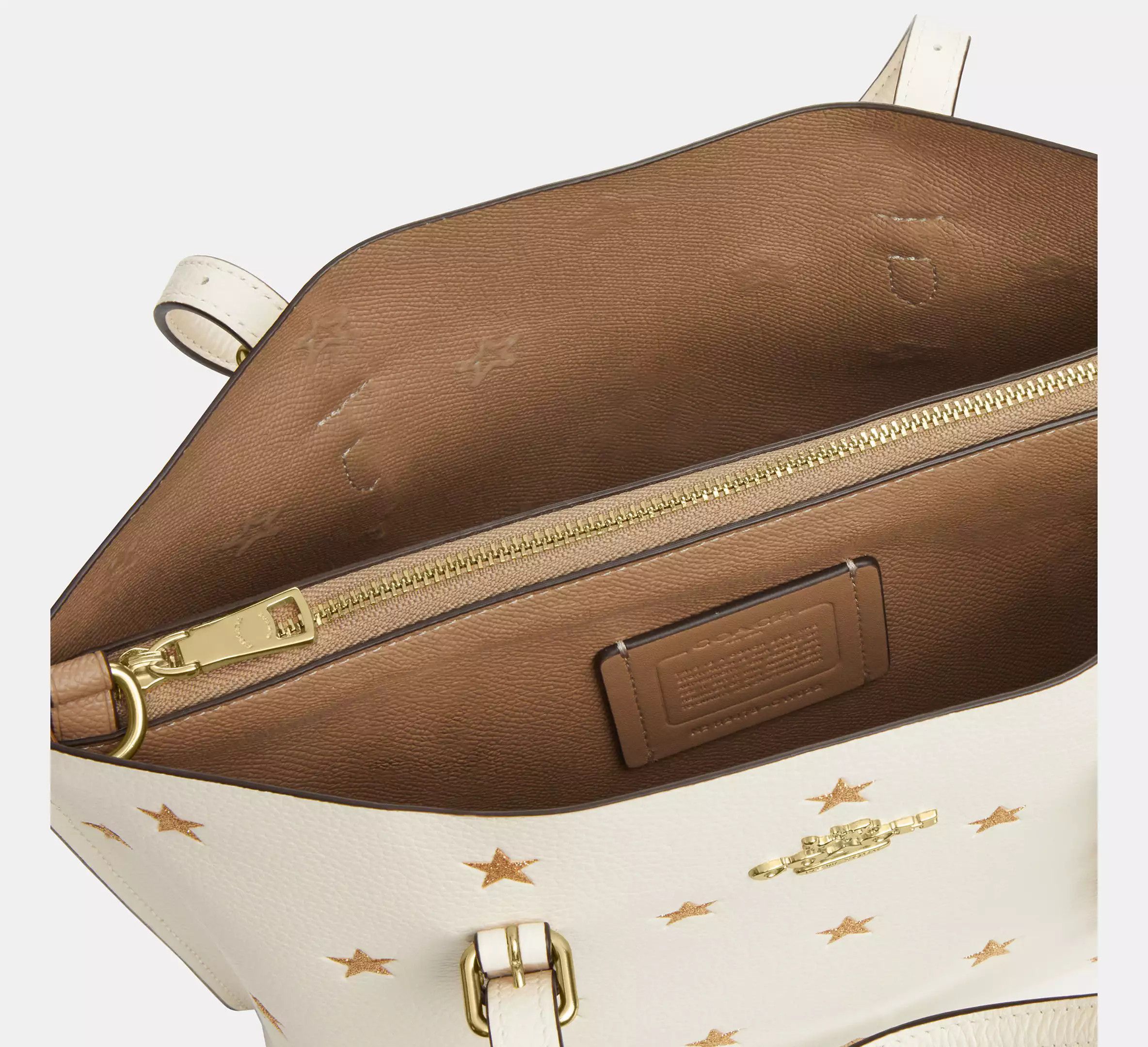Coach Mollie Tote Bag 25 With Star Print CW022 Size ONE SIZE - 10 Thumbnail