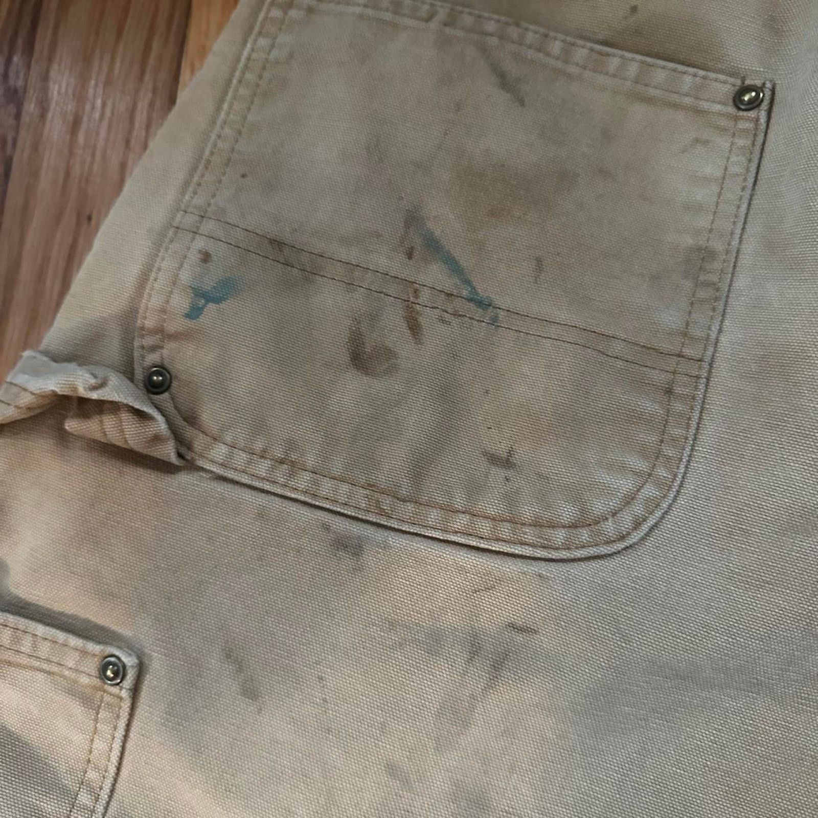 Carhartt Carhartt Double Knee Jeans B136 BRN Distressed size 34x32 Size US 34 / EU 50 - 6 Thumbnail