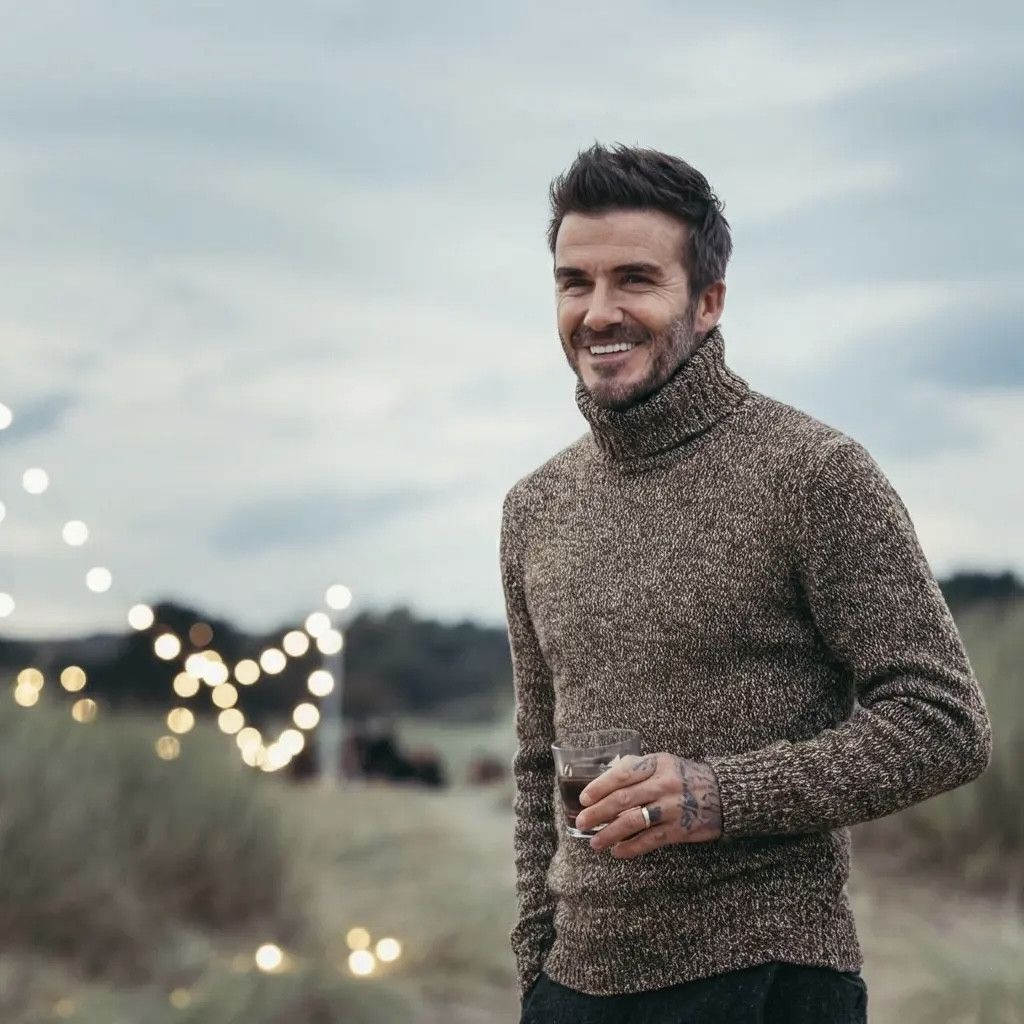 RRL Ralph Lauren 545USD Marled Turtleneck Sweater Brown / Cream Multi Size US L / EU 52-54 / 3 - 2 Thumbnail