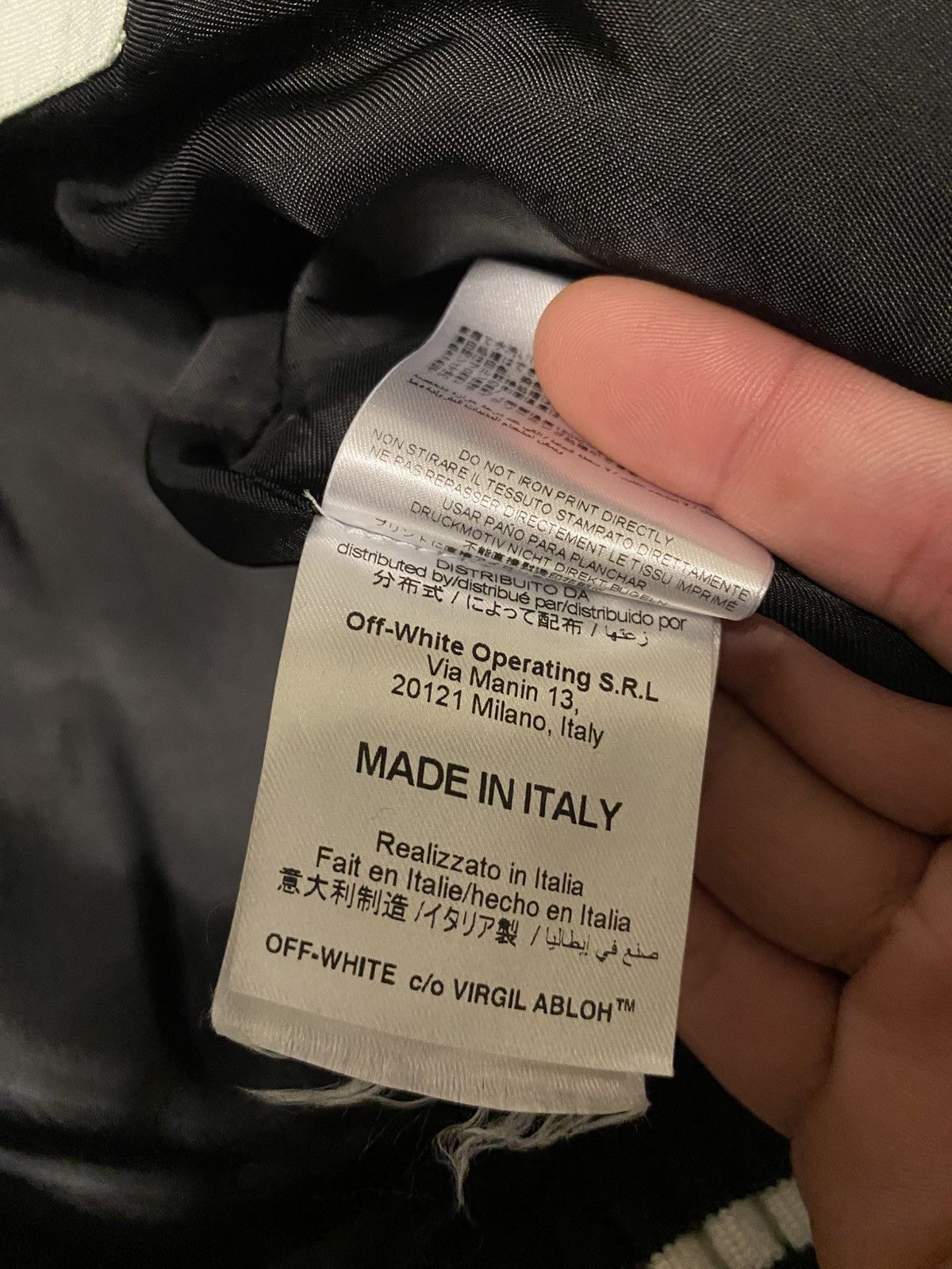 Off-White Used off white varsity jacket Size US M / EU 48-50 / 2 - 10 Thumbnail