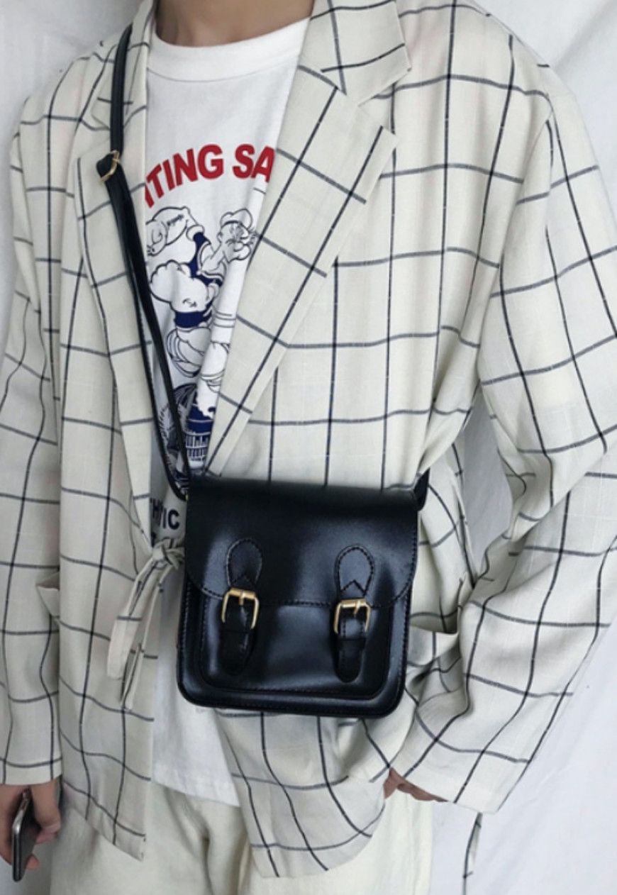 Other Men’s Leather retro shoulder bag Size ONE SIZE - 1 Thumbnail