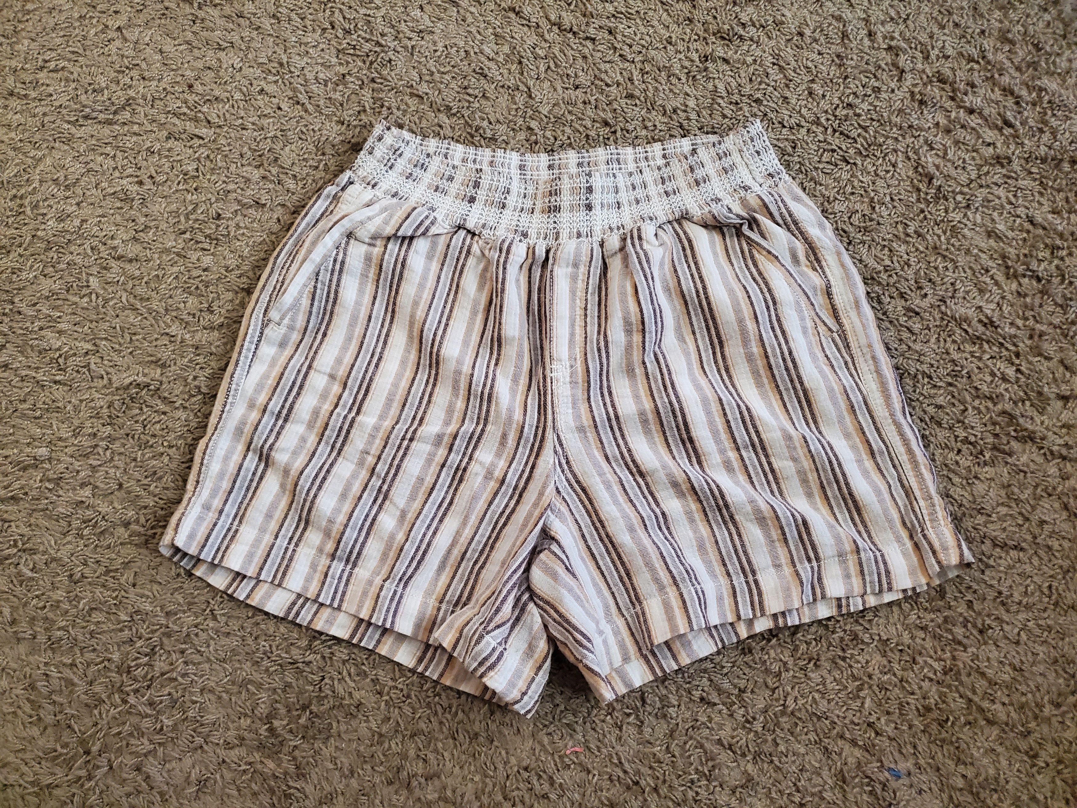 Other Women's Briggs striped linen blend shorts (size M) Size 27" / US 4 / IT 40 - 1 Thumbnail