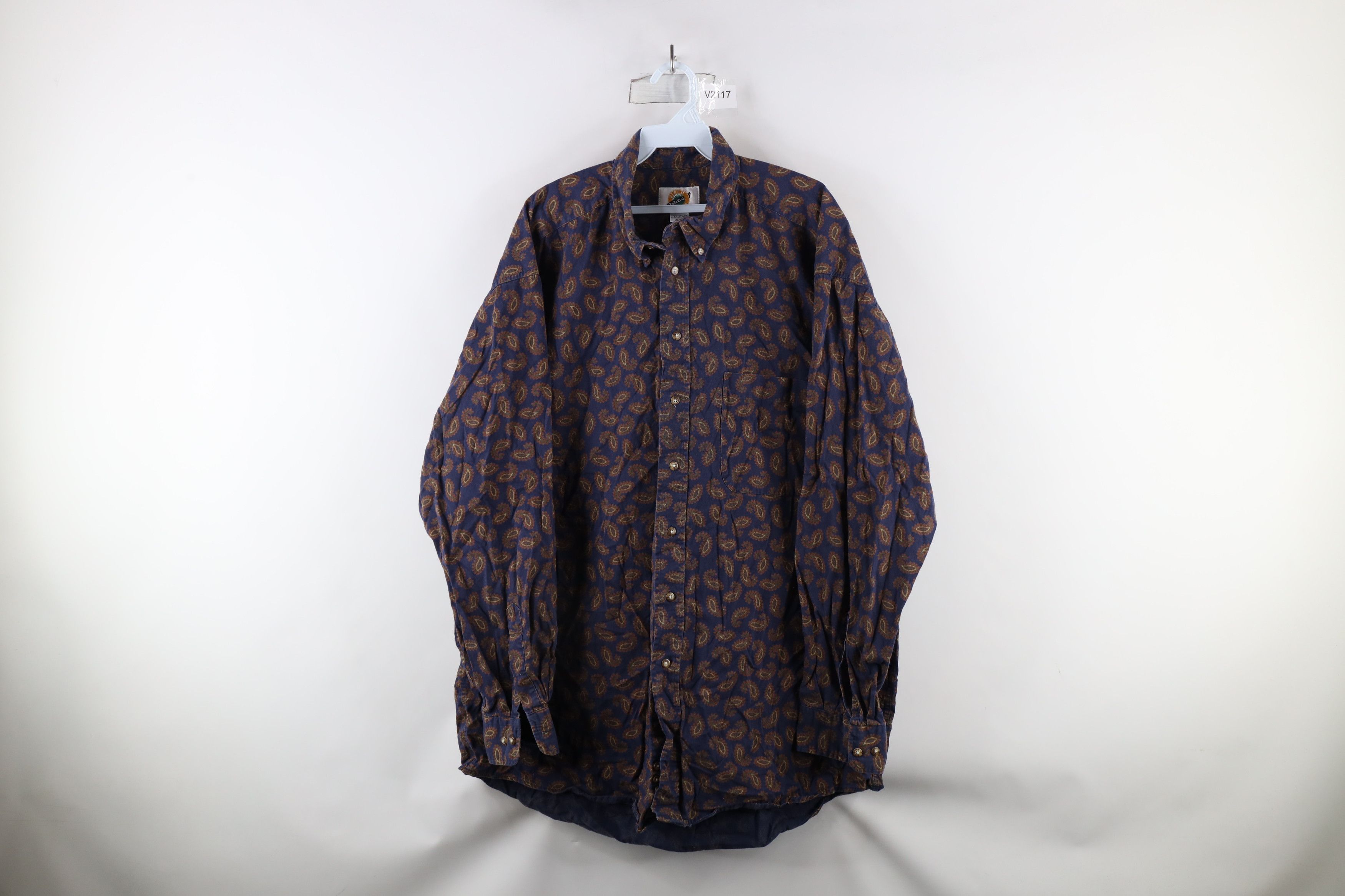 Vintage Vintage 90s Streetwear All Over Print Button Down Shirt Size US XL / EU 56 / 4 - 1 Thumbnail