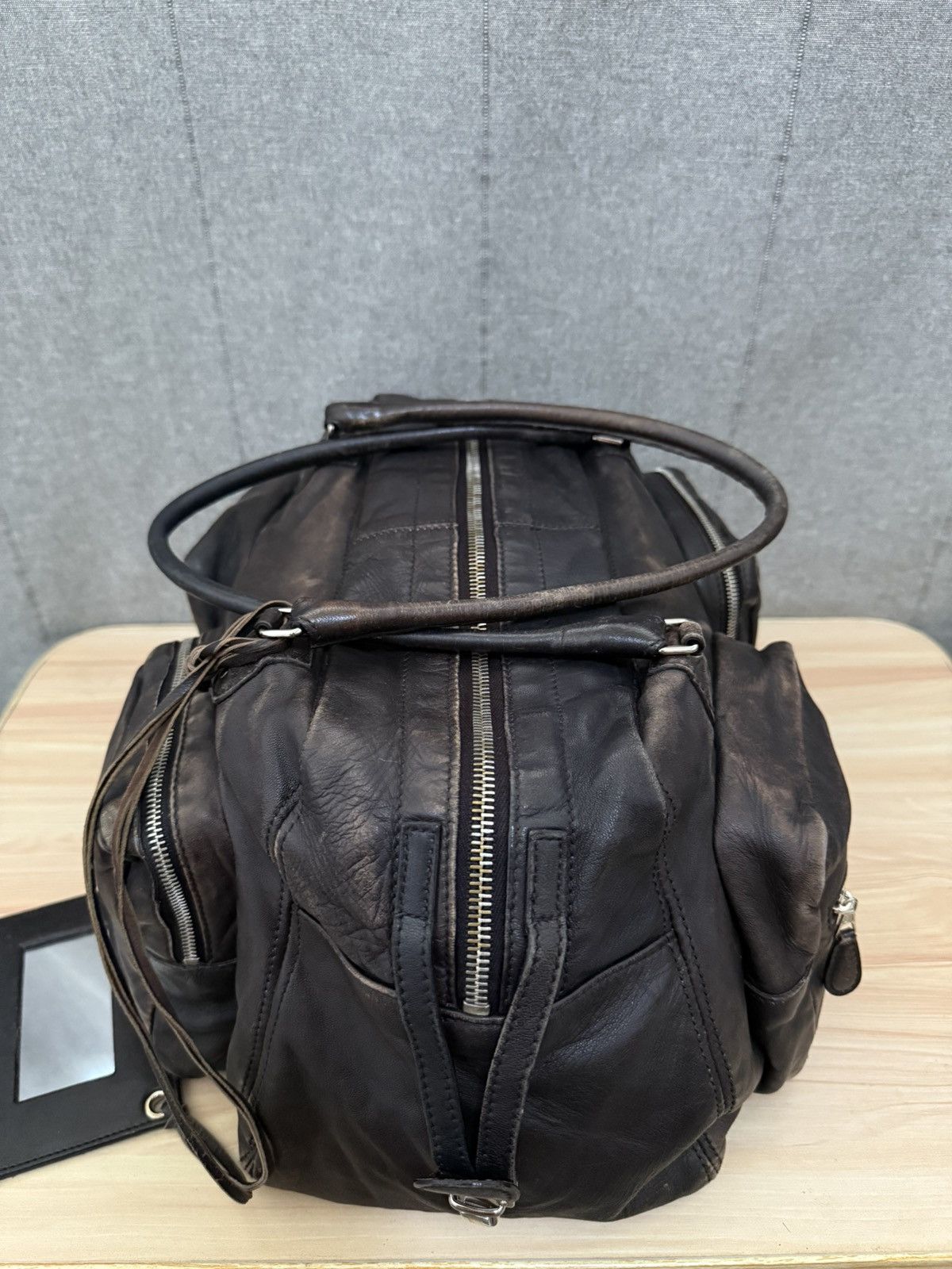 Balenciaga 2000s Balenciaga Patina Leather Cargo pocket Size ONE SIZE - 5 Thumbnail