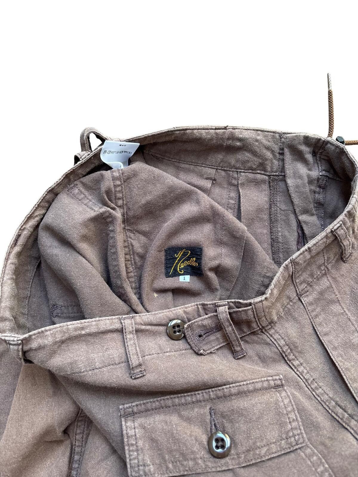 Needles Needles H.D. Fatigue Pants Knee Length Brown S Size US 31 - 5 Thumbnail