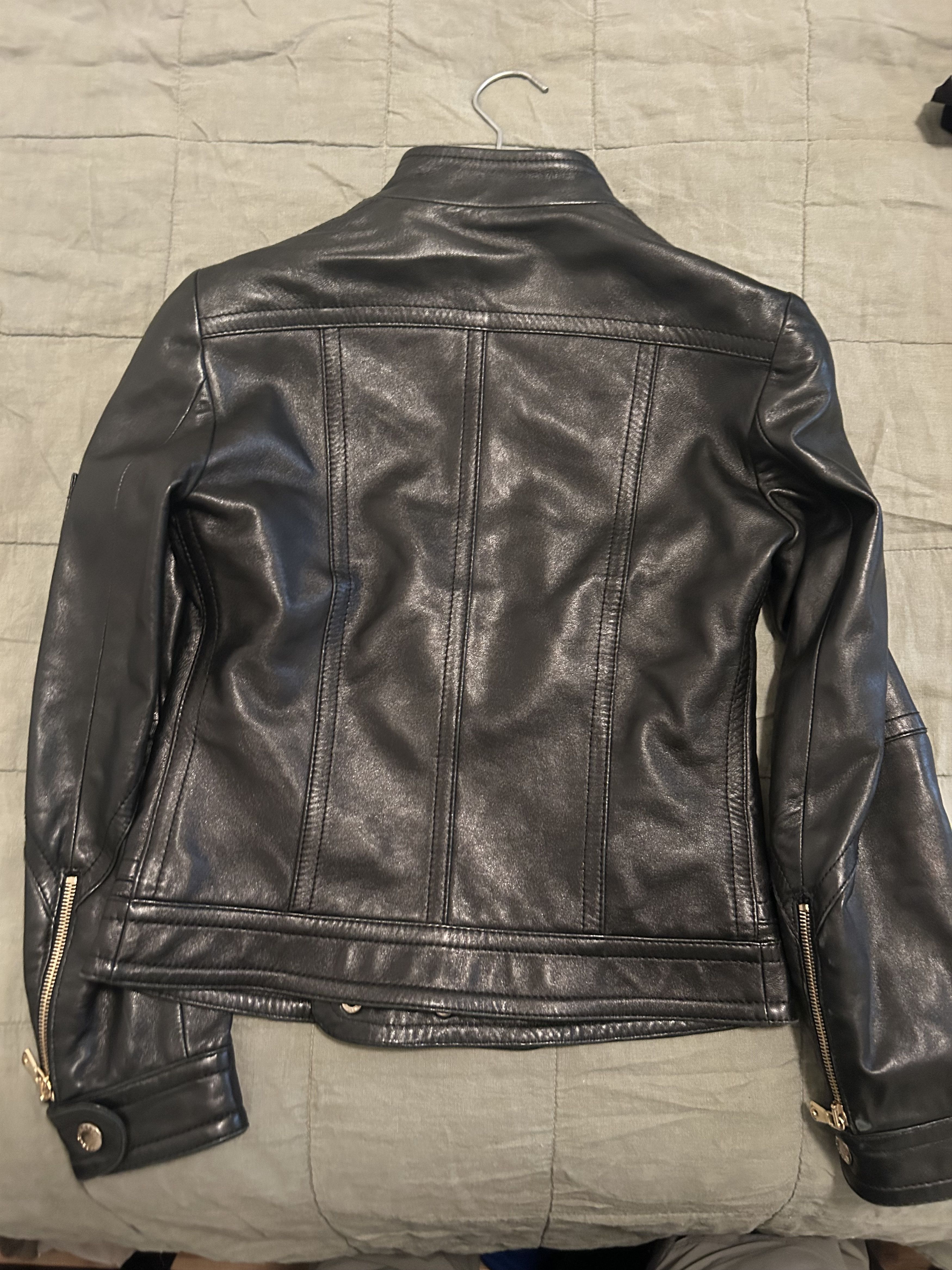 Dolce & Gabbana Leather Jacket Size XS / US 0-2 / IT 36-38 - 2 Thumbnail