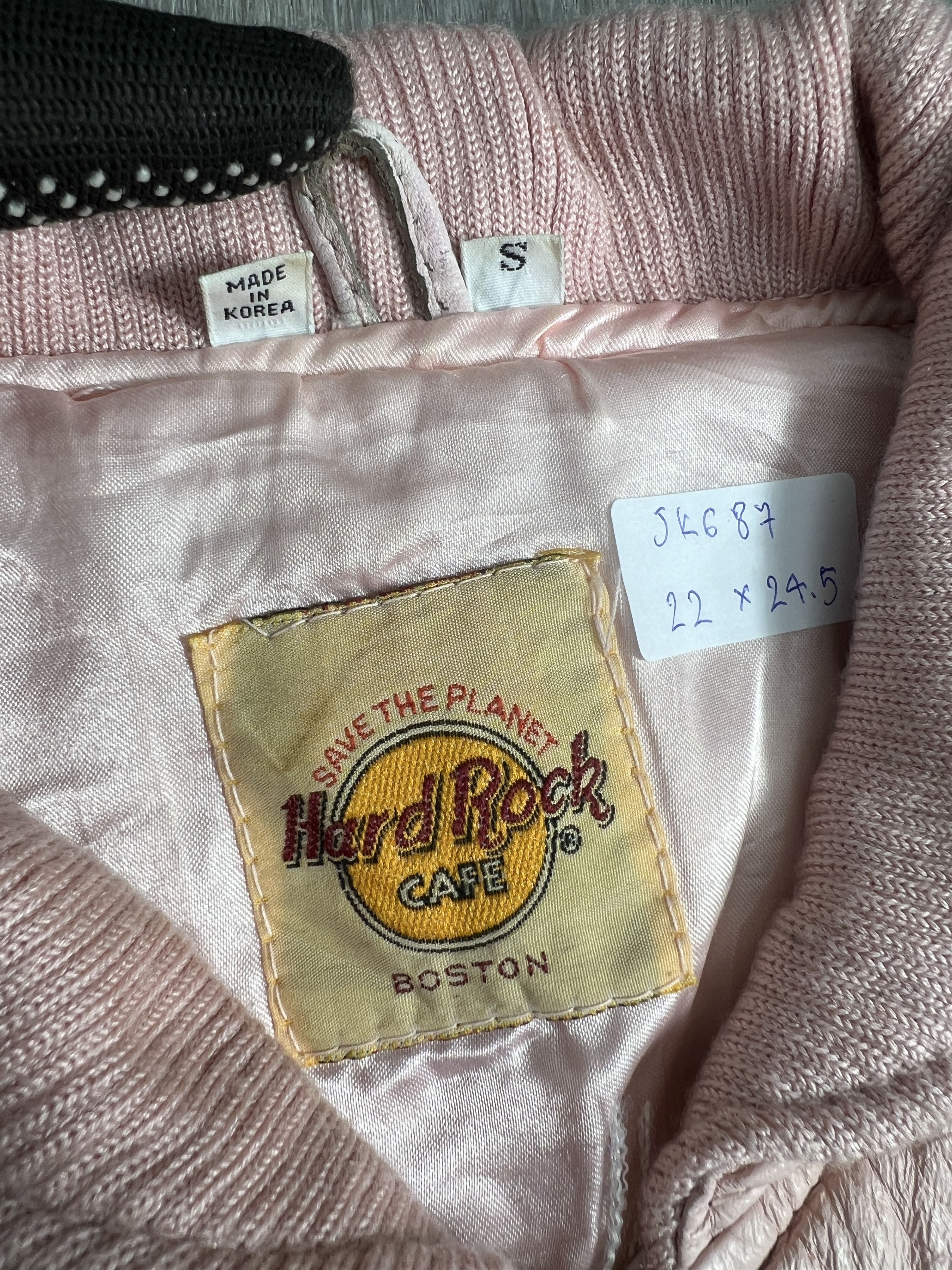 Hard Rock Cafe Vtg Hard Rock Cafe New York Leather Jacket (S) JK687 Size US S / EU 44-46 / 1 - 6 Thumbnail