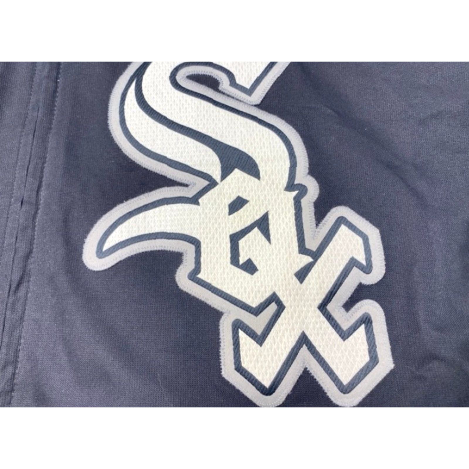 MLB Majestic Chicago White Sox Full Zip Jacket Large MLB Black Therma Base Dugout Jacket Size US L / EU 52-54 / 3 - 6 Thumbnail