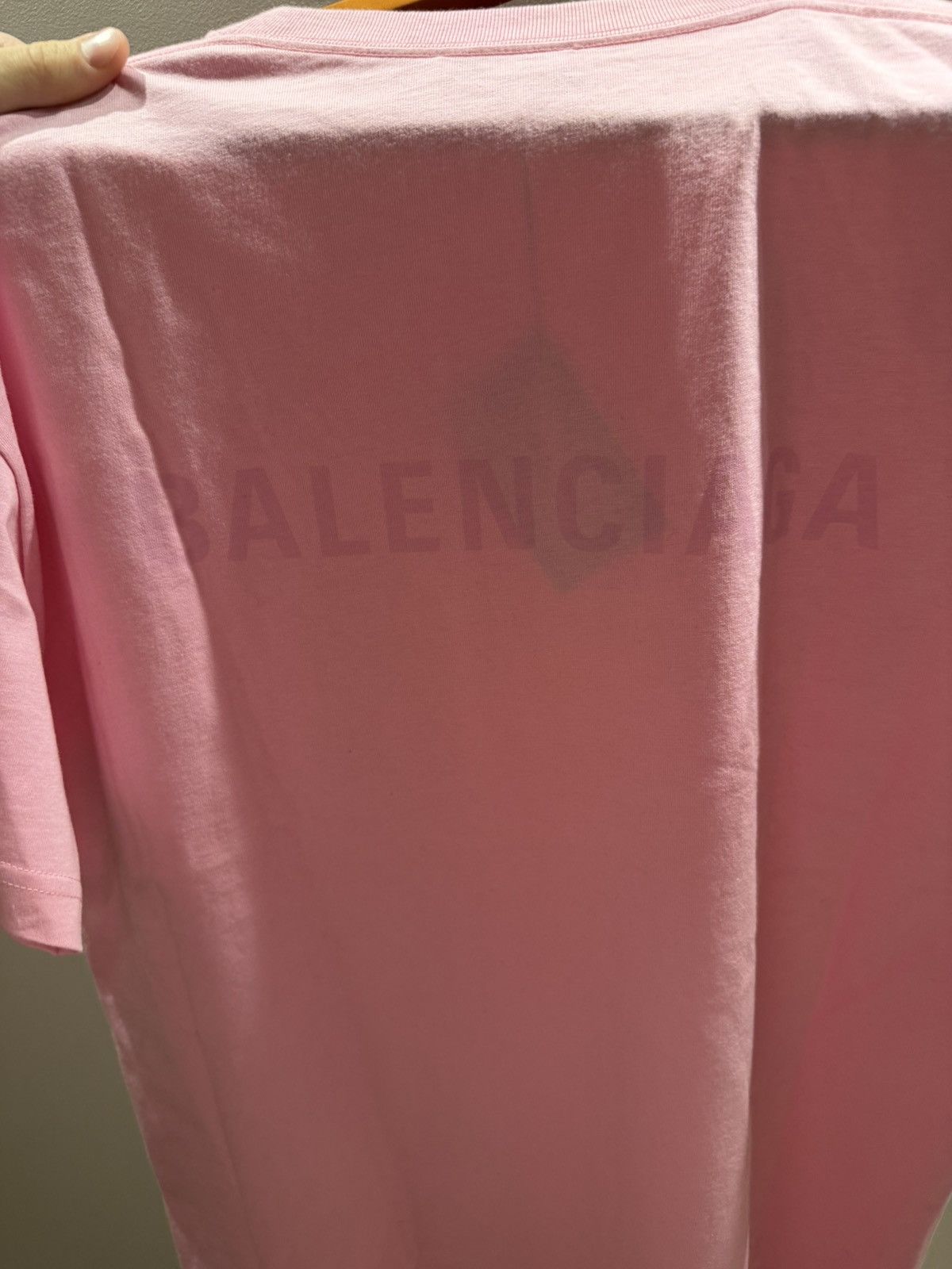 Balenciaga Balenciaga Pink Logo Shirt size Medium Size US M / EU 48-50 / 2 - 1 Thumbnail