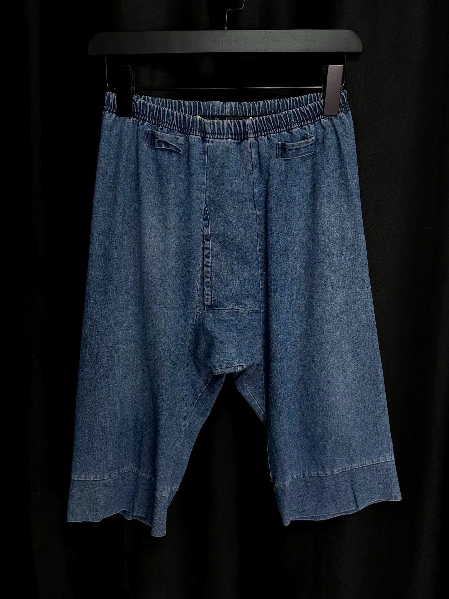 Carol Christian Poell CCP 00ss Early Denim Shorts with Reversed Belt Buckles Size US 30 / EU 46 - 1 Thumbnail