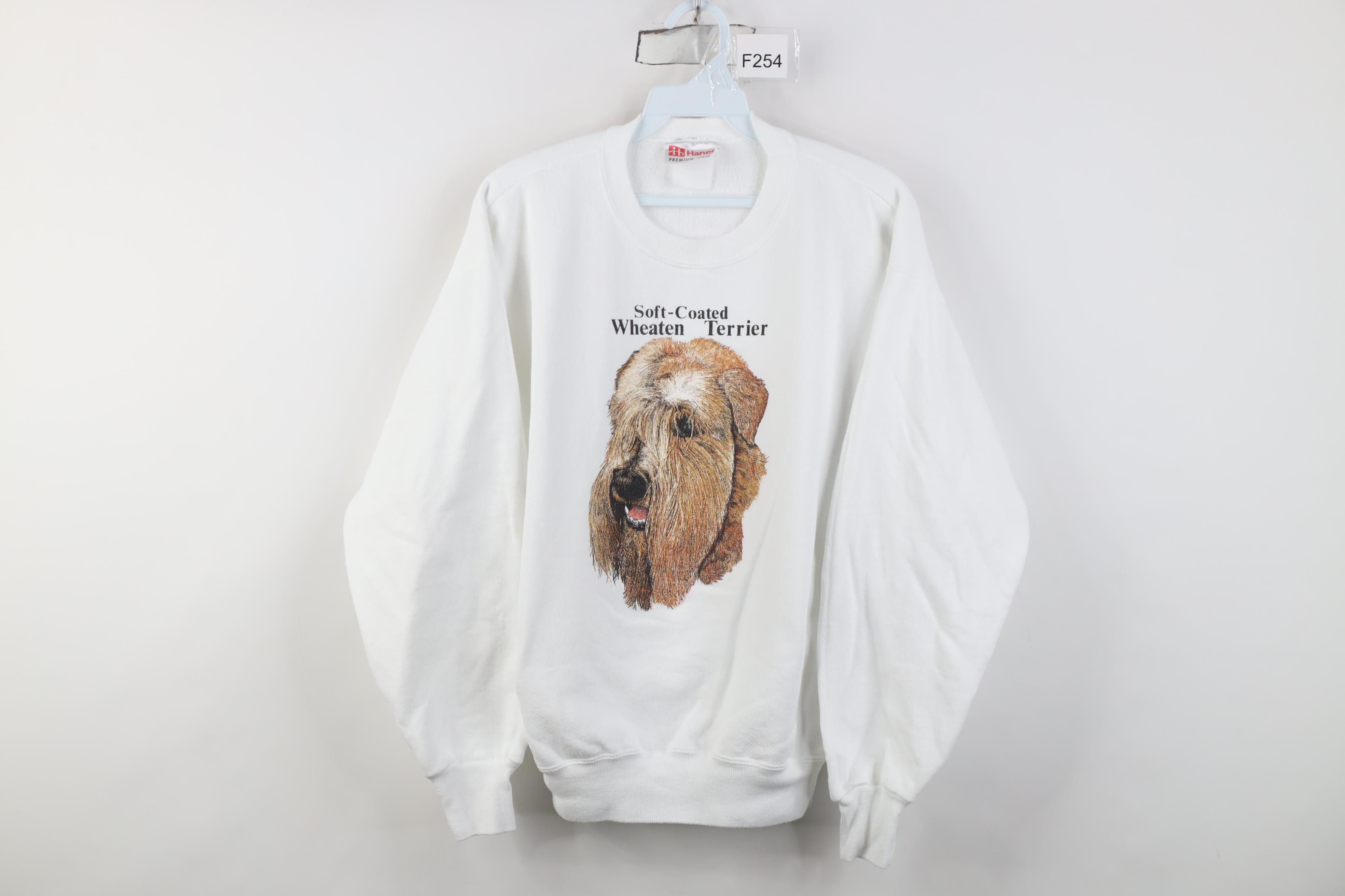 Vintage Vintage 90s Streetwear Soft Wheaten Terrier Dog Sweatshirt Size L / US 10 / IT 46 - 1 Thumbnail