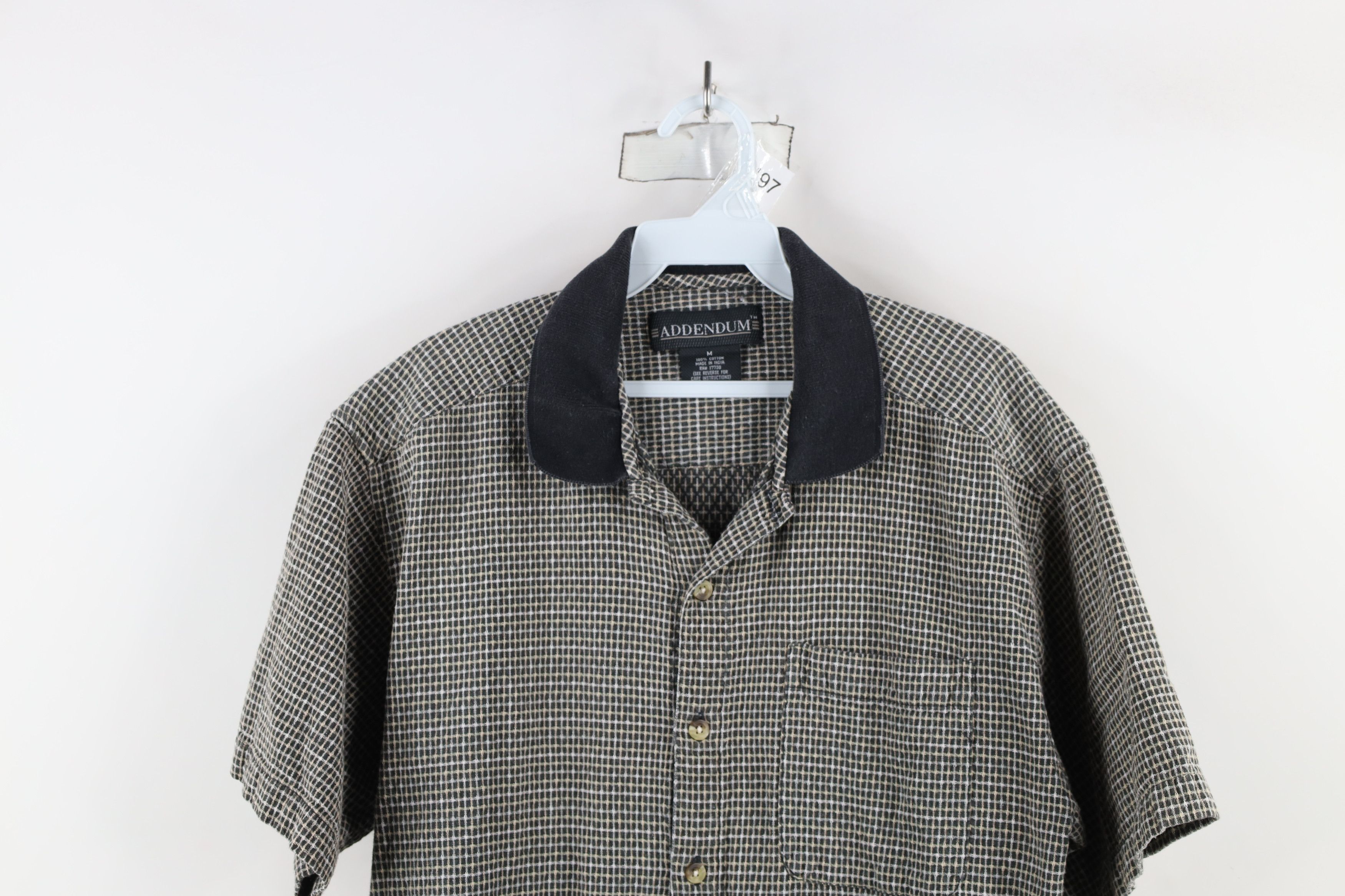 Vintage Vintage 90s Streetwear Short Sleeve Collared Button Shirt Size US M / EU 48-50 / 2 - 2 Thumbnail