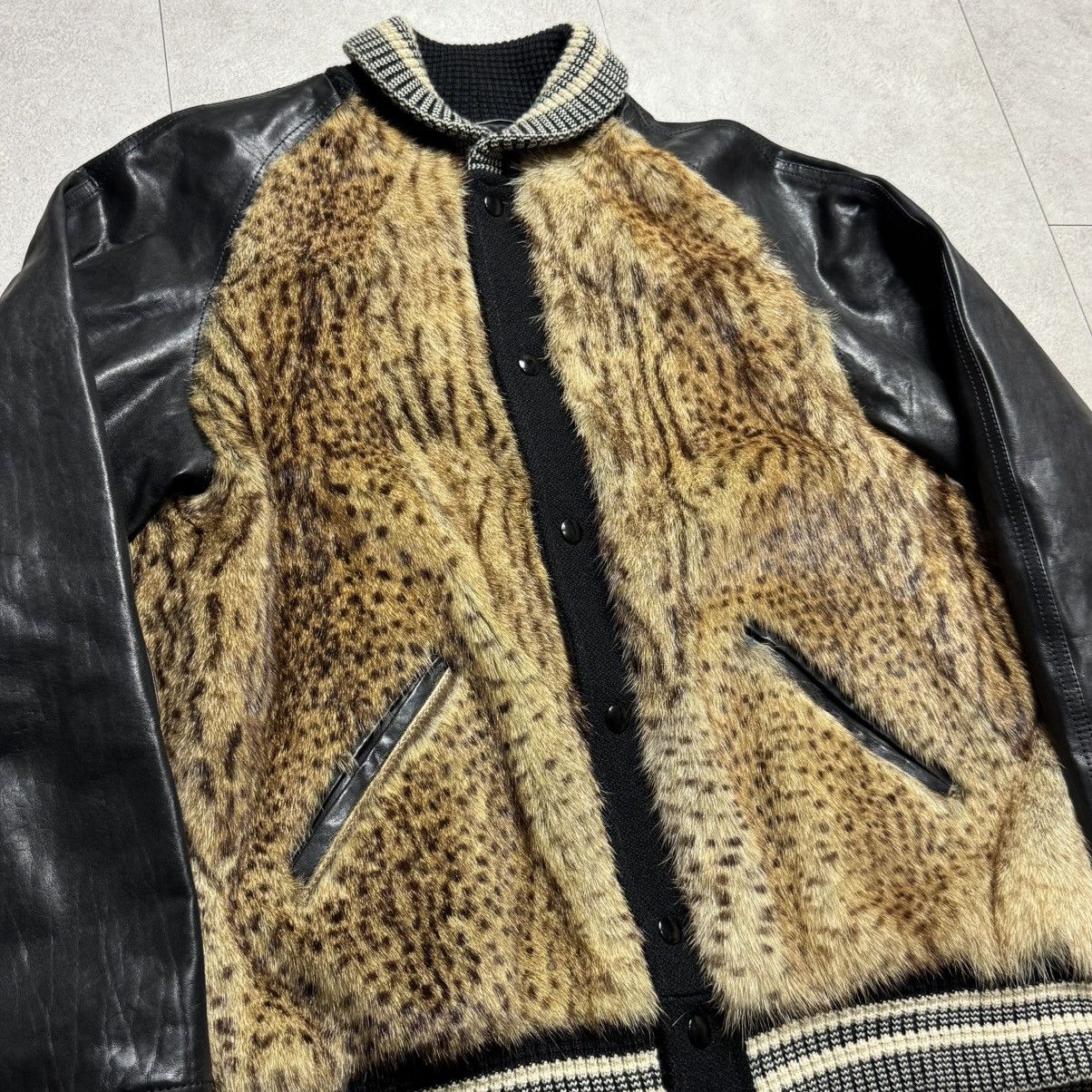 Saint Laurent Paris Saint Laurent Paris Leopard hair Leather jacket Size US L / EU 52-54 / 3 - 3 Thumbnail