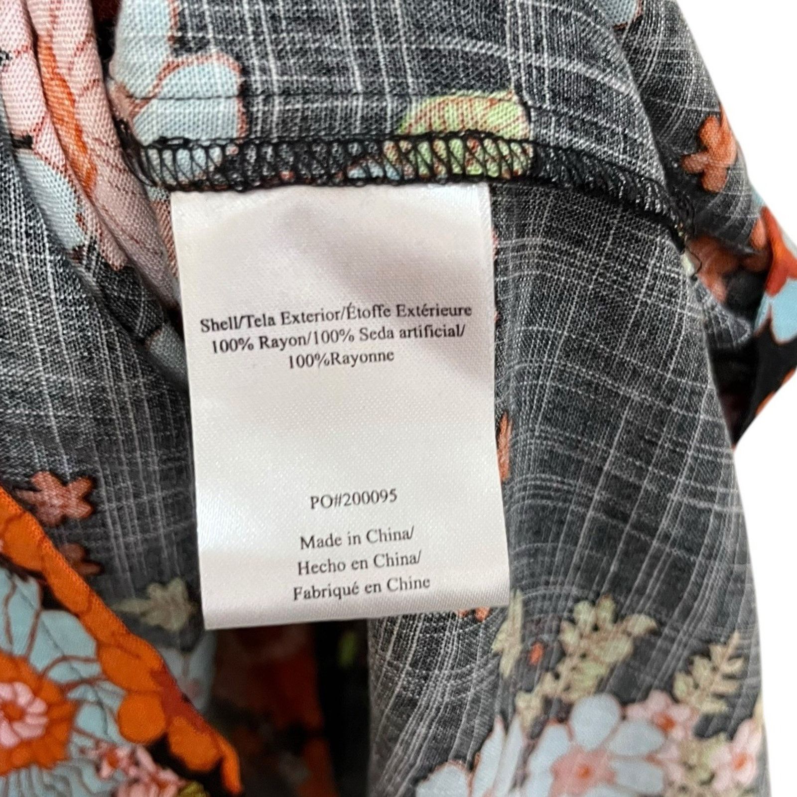 Anthropologie ModCloth | Floral Button Midi Skirt 16W Cottagecore Fairy Size 38" / US 16 / IT 52 - 6 Thumbnail