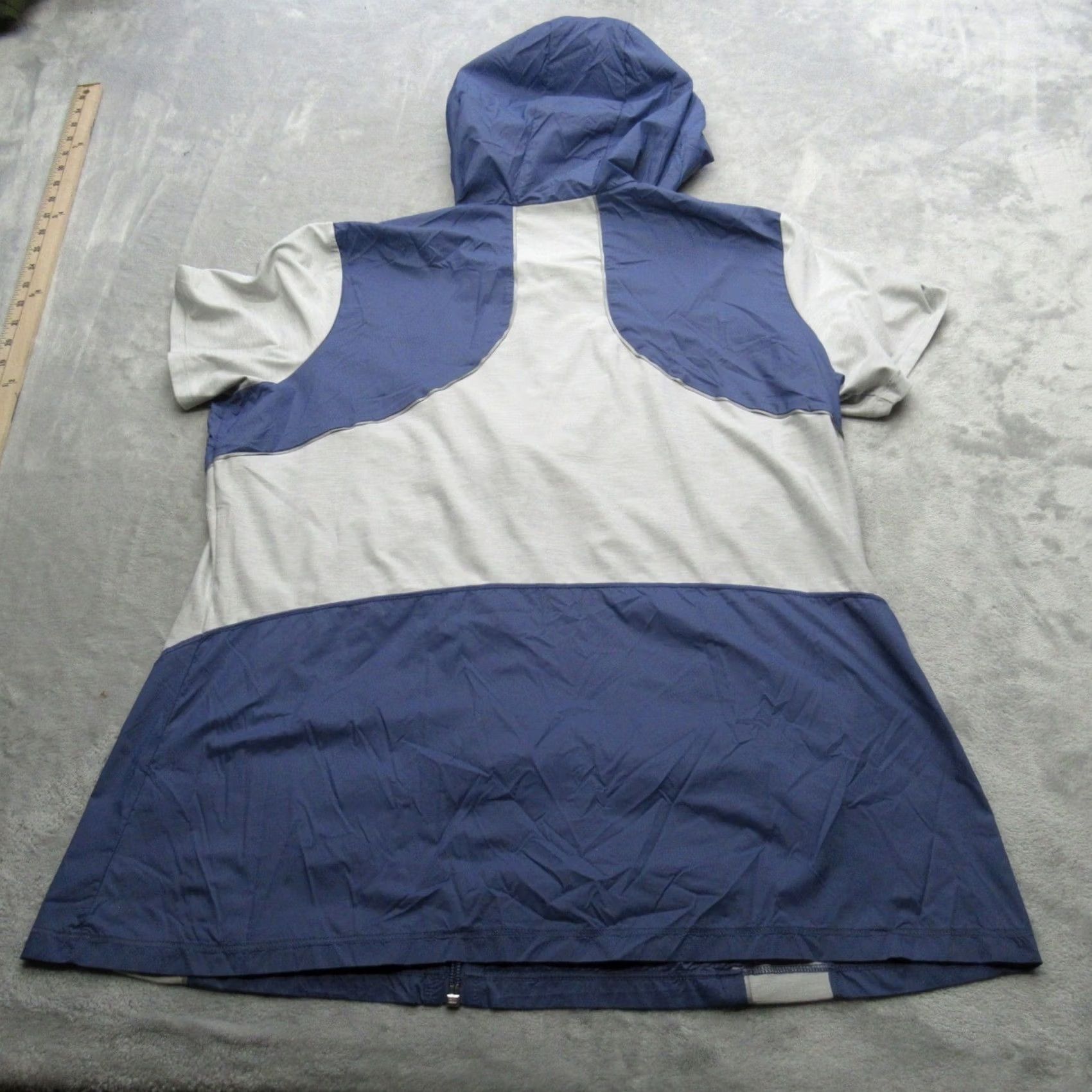 Cutter & Buck VINTAGE Annika Cutter & Buck Golf Jacket Womens XL Purple Short Sleeve Hooded NEW Size 40" / US 18 - 3 Thumbnail