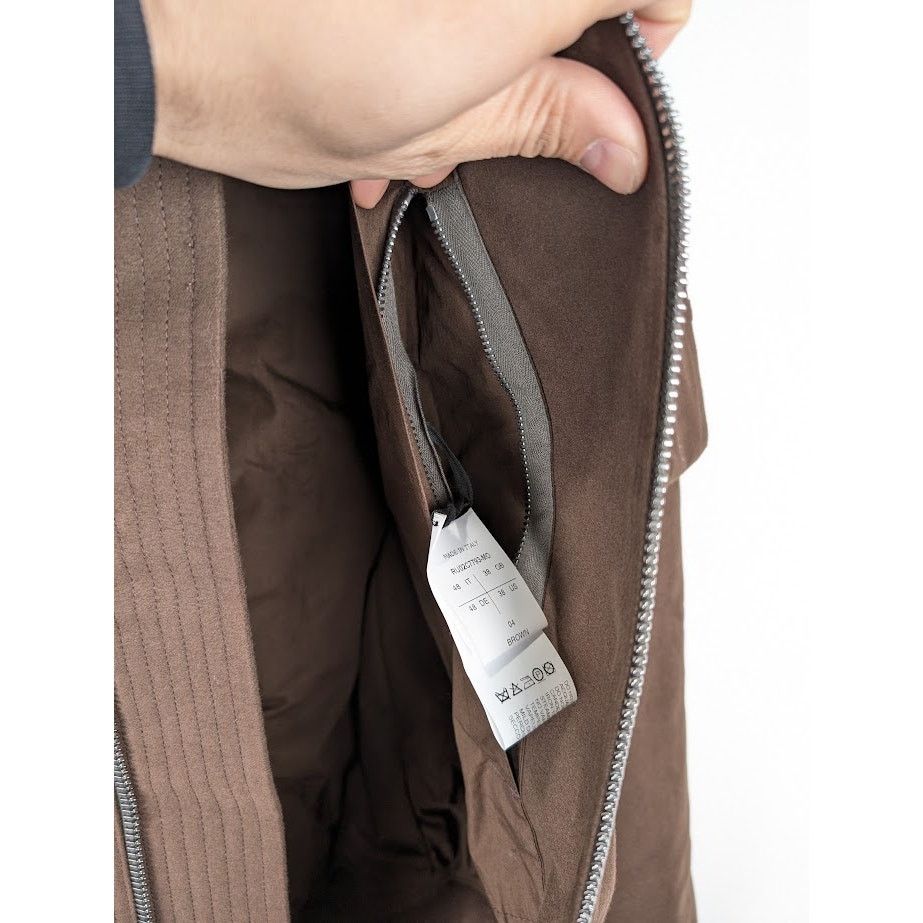 Rick Owens o1rshd1 Bomber Jacket in Brown Size US M / EU 48-50 / 2 - 13 Thumbnail