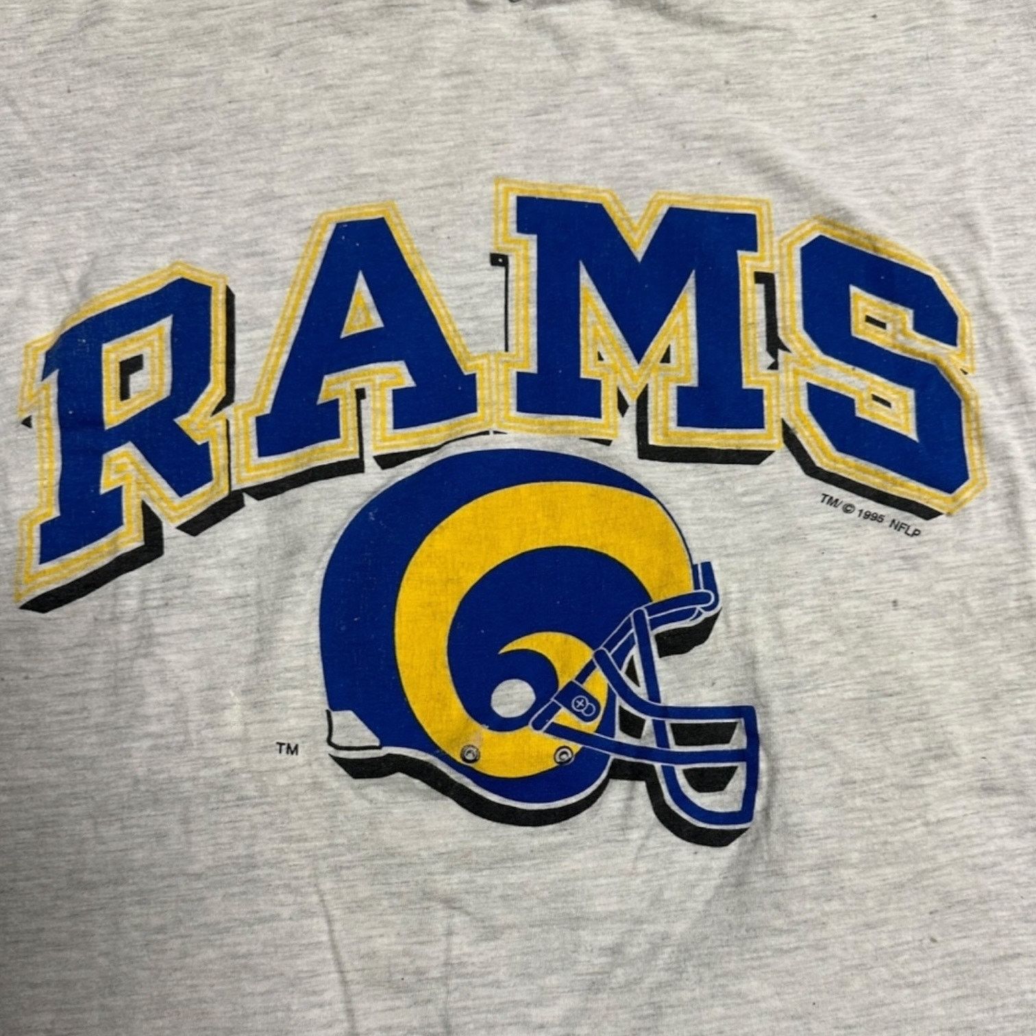 Logo 7 Rams Logo 7 1995 vintage tee Size US XL / EU 56 / 4 - 2 Thumbnail