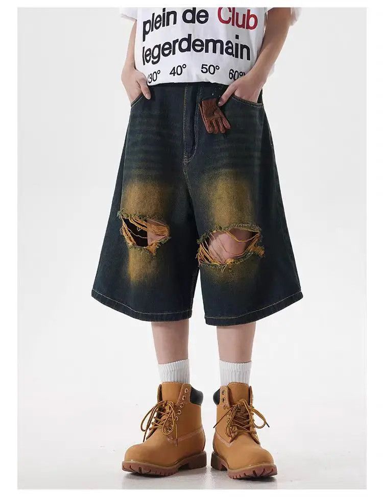 Designer × Japanese Brand Vintage Casual Loose Harajuku Shorts Size US 32 / EU 48 - 1 Thumbnail