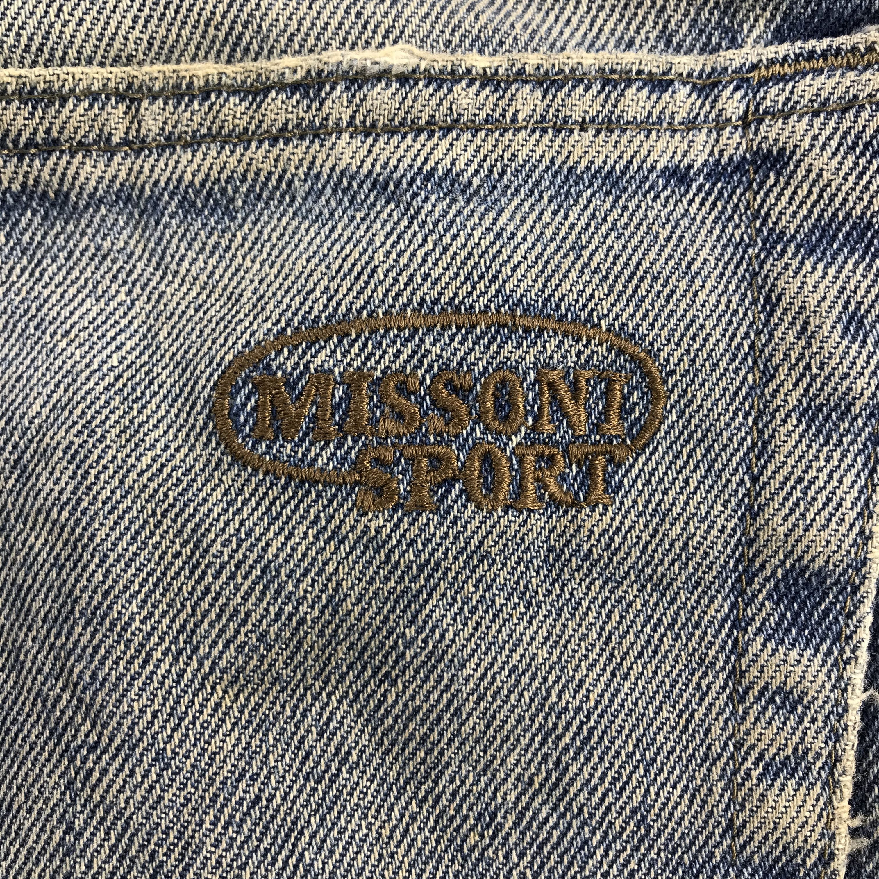 Missoni Vintage 90's Missoni Sport Jeans Light Wash Denim KJ3390 Size US 28 / EU 44 - 5 Thumbnail