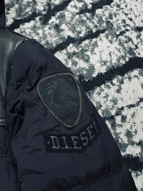 Diesel Diesel puffer jacket black logo XL Size US XL / EU 56 / 4 - 4 Thumbnail
